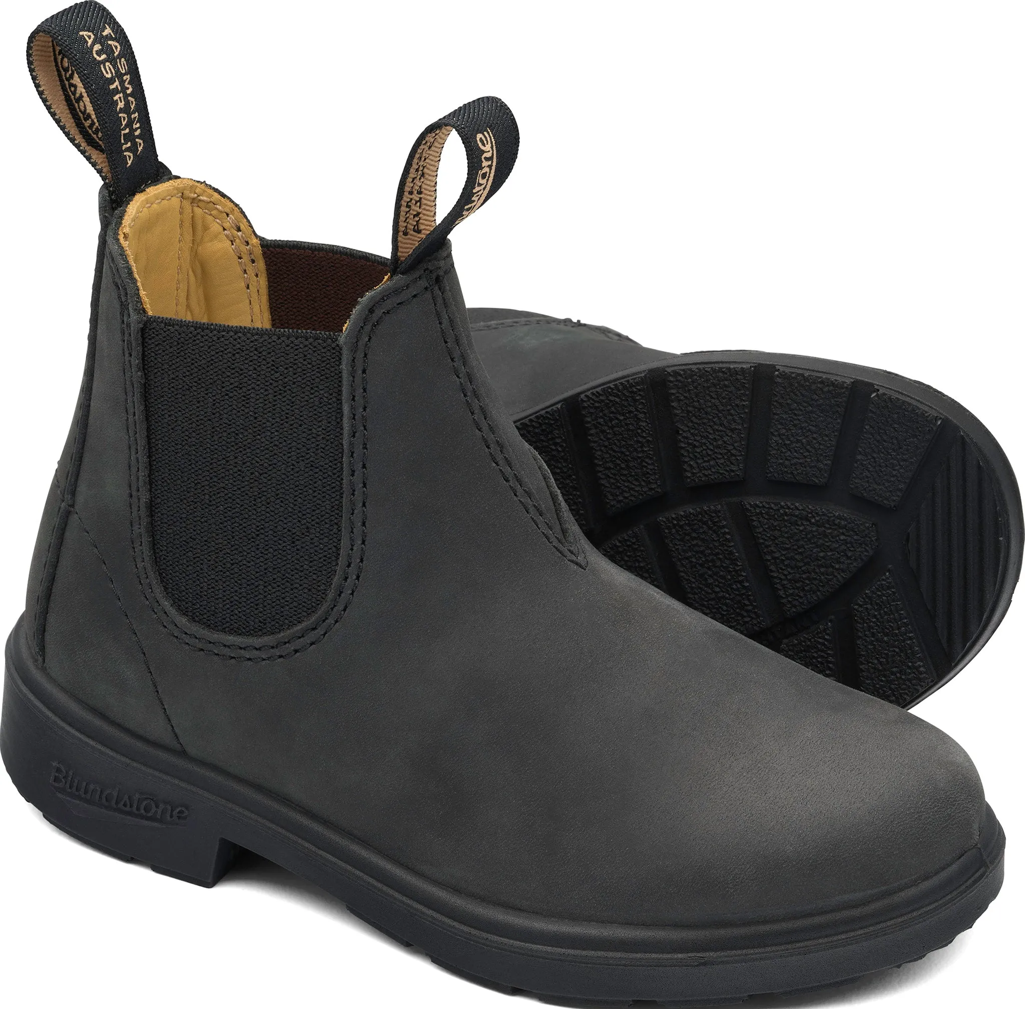 1325 - Rustic Black Boots - Kids|-|1325 - Bottes rustique noir - Enfant