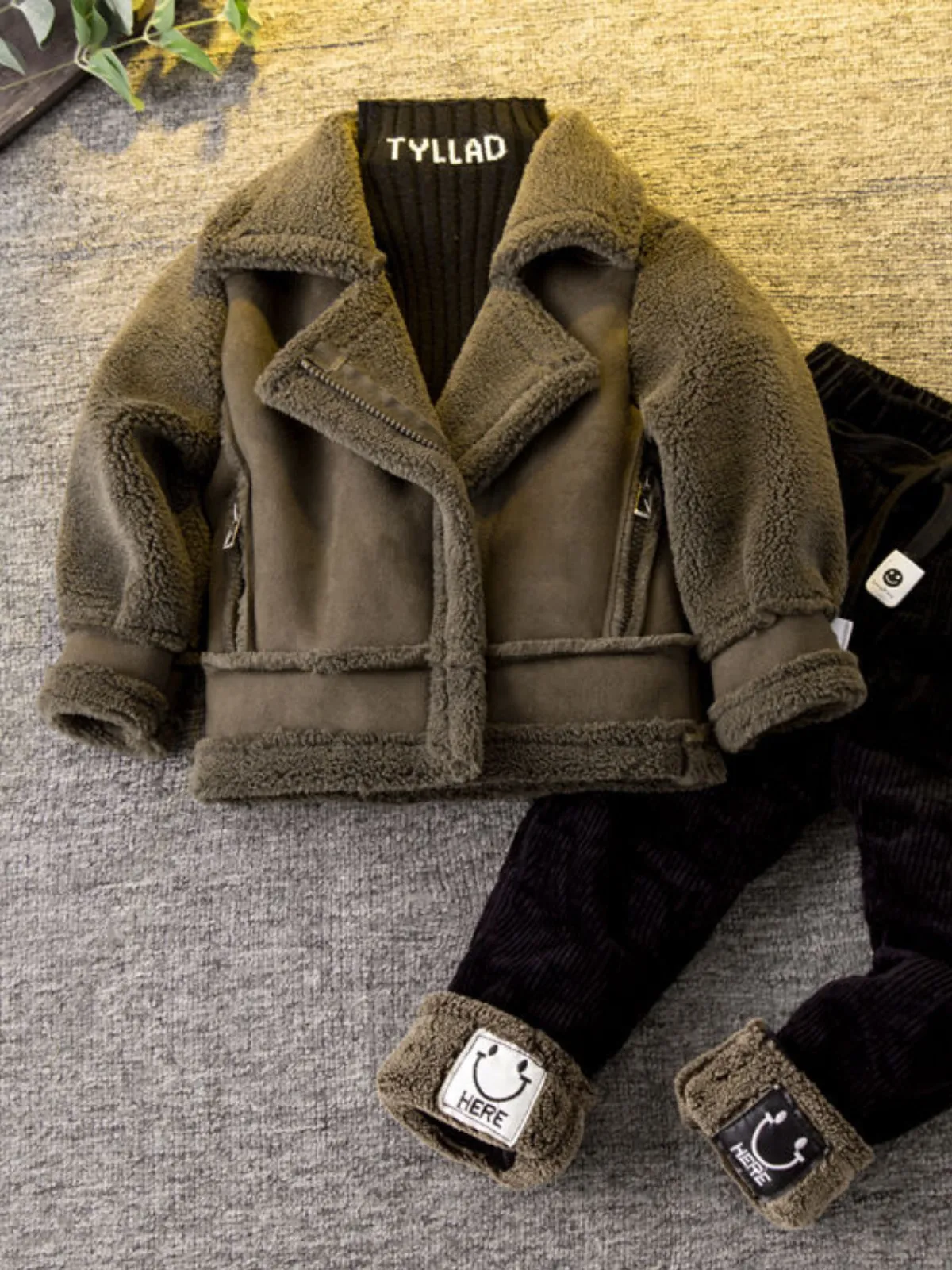 A Little Attitude Wool Bomber Jacket