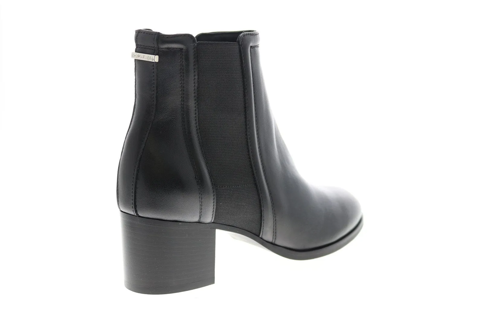 Aquatalia Neeva Calf Elastic 34L3572-BLK Womens Black Ankle & Booties Boots