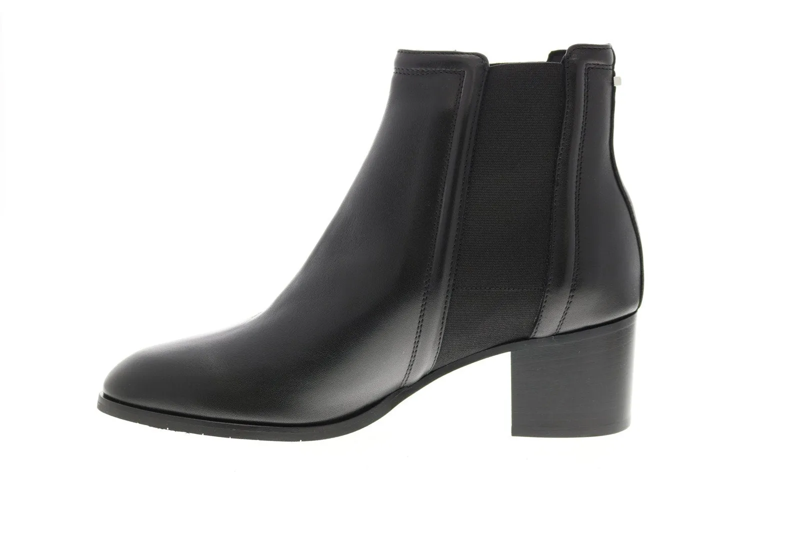 Aquatalia Neeva Calf Elastic 34L3572-BLK Womens Black Ankle & Booties Boots