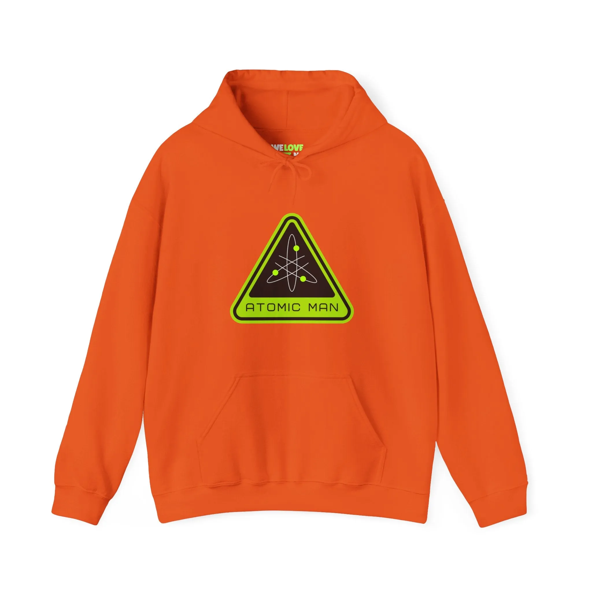 Atomic Man Sign Retro Sci-Fi Hoodie