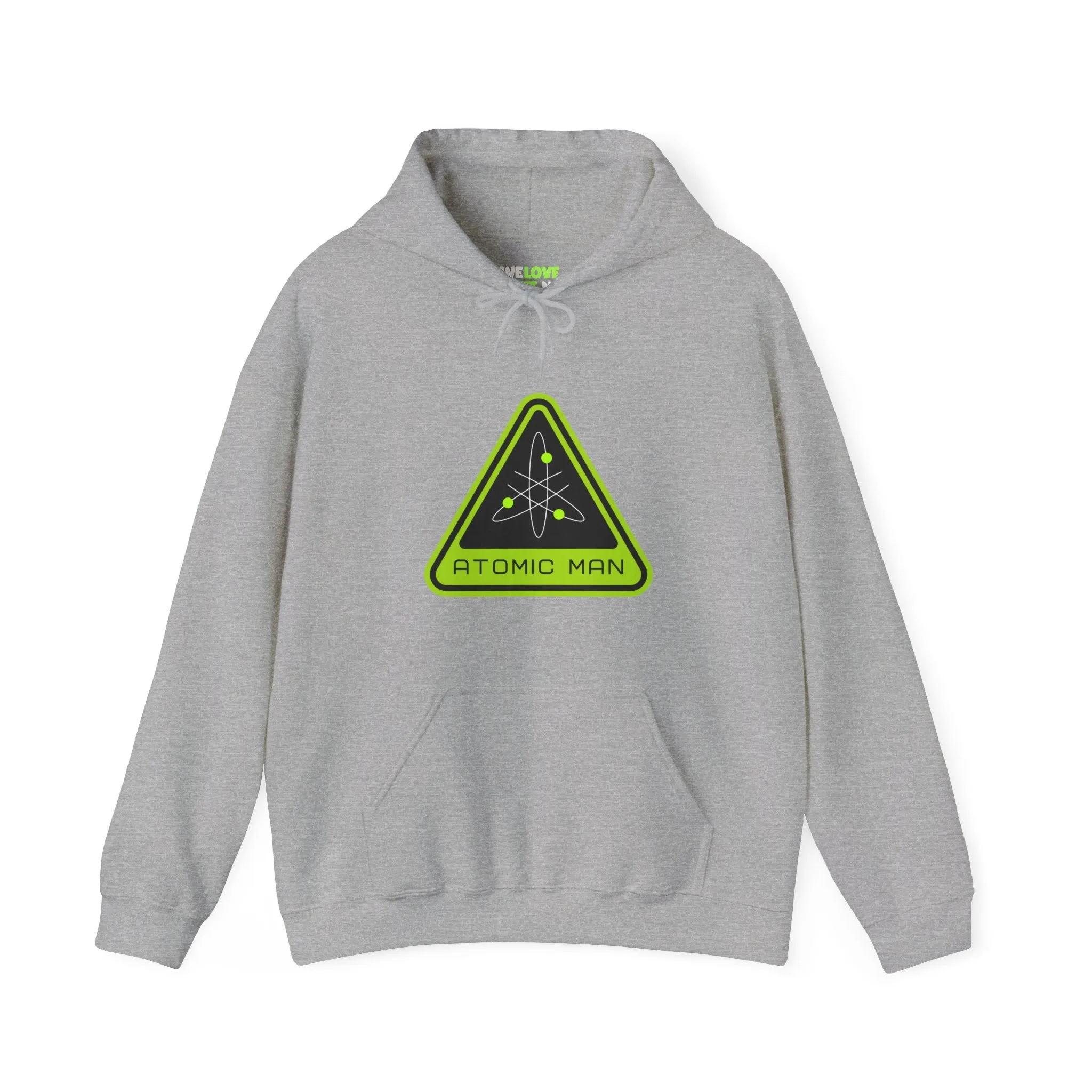 Atomic Man Sign Retro Sci-Fi Hoodie