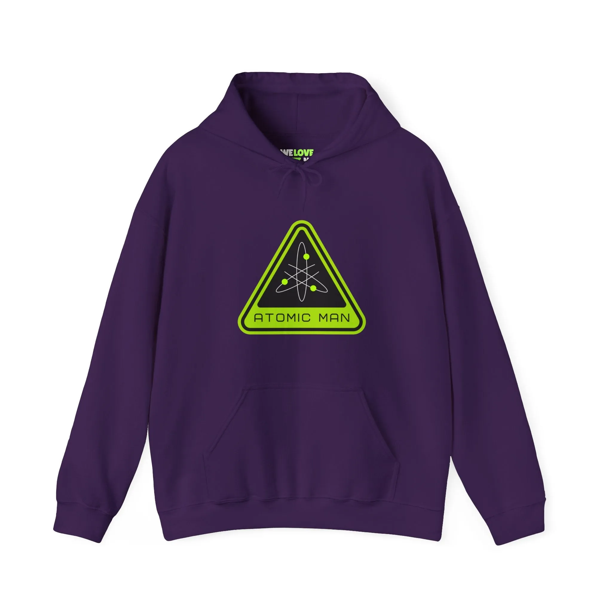 Atomic Man Sign Retro Sci-Fi Hoodie