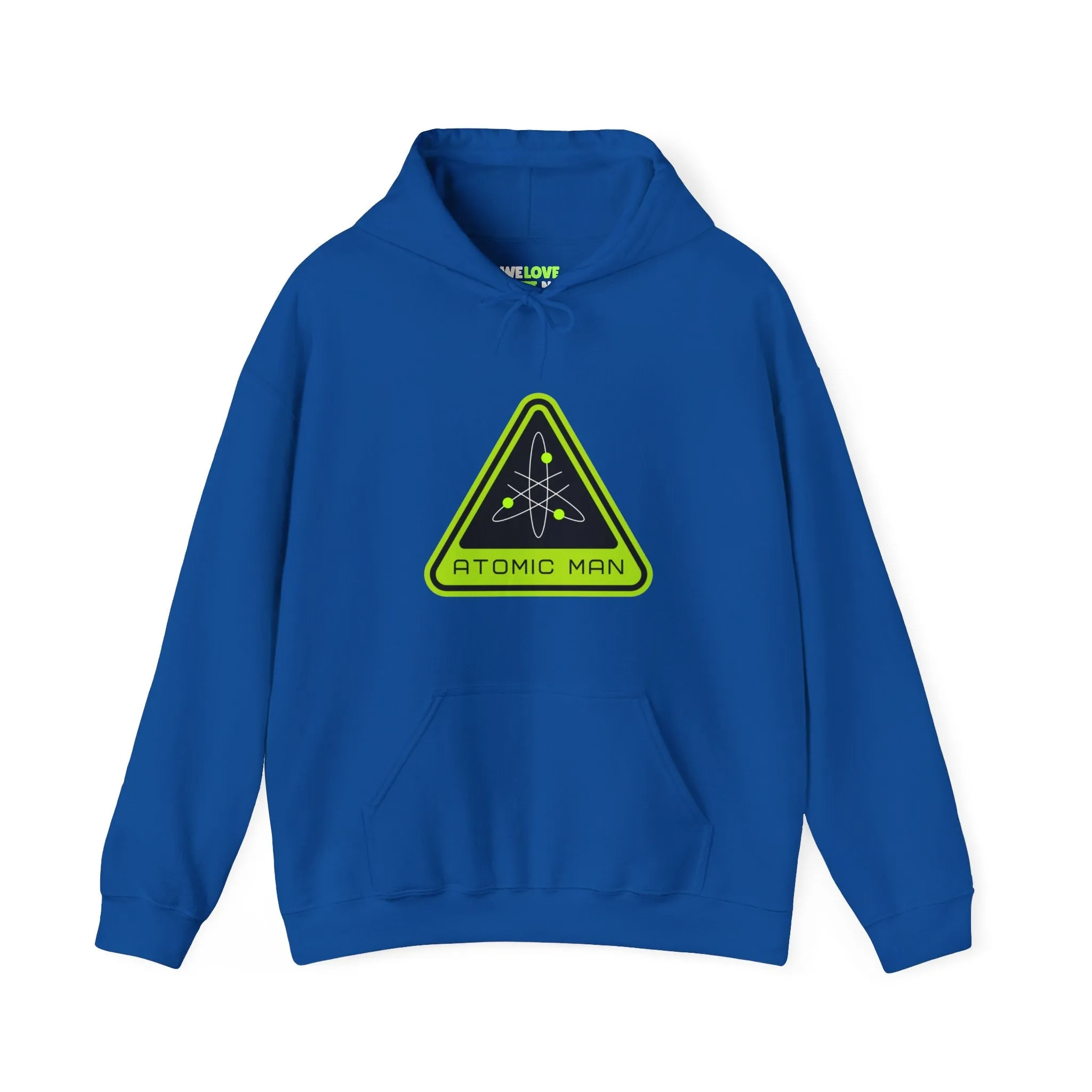 Atomic Man Sign Retro Sci-Fi Hoodie