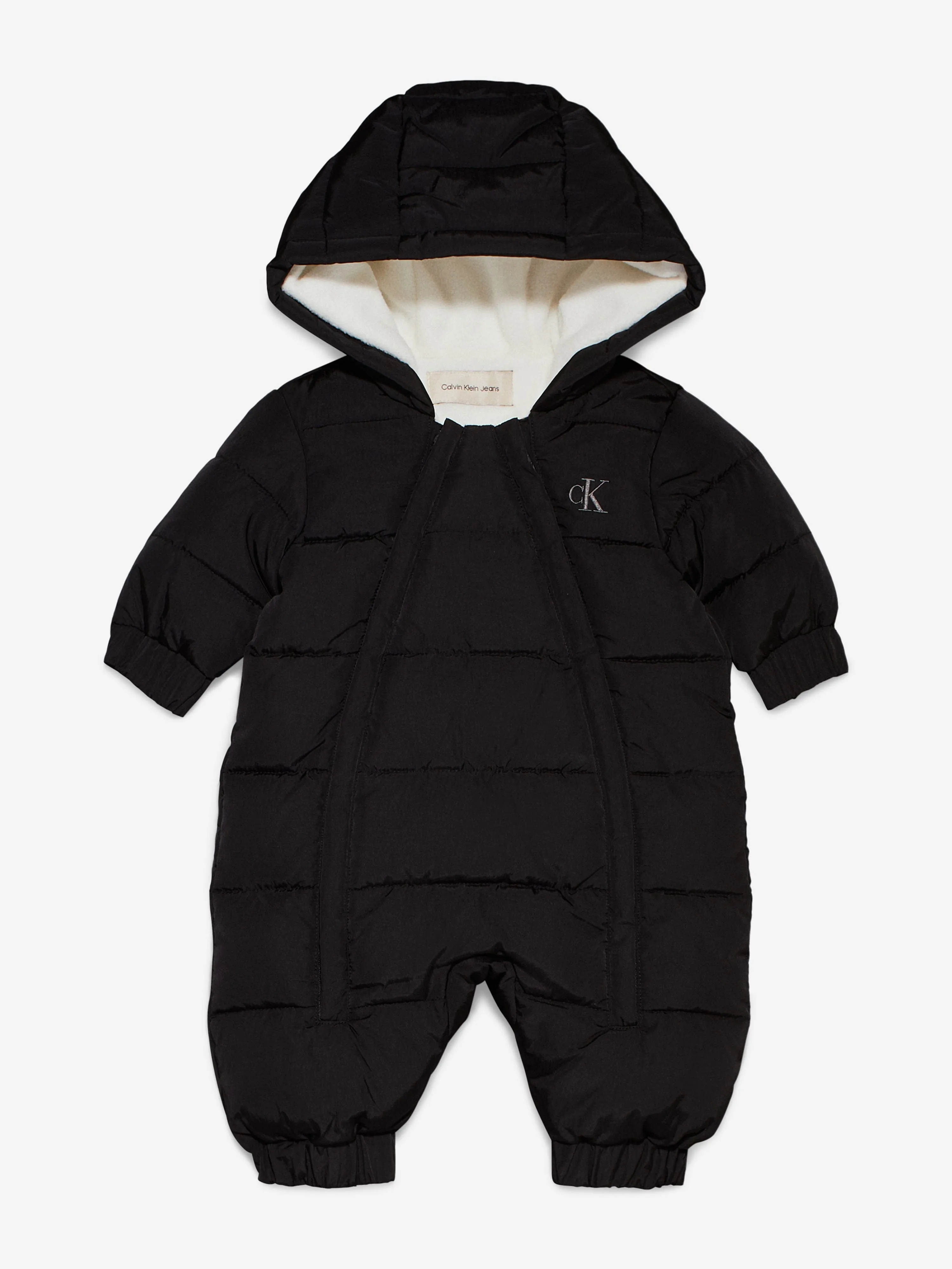 Baby Padded Snowsuit in Black