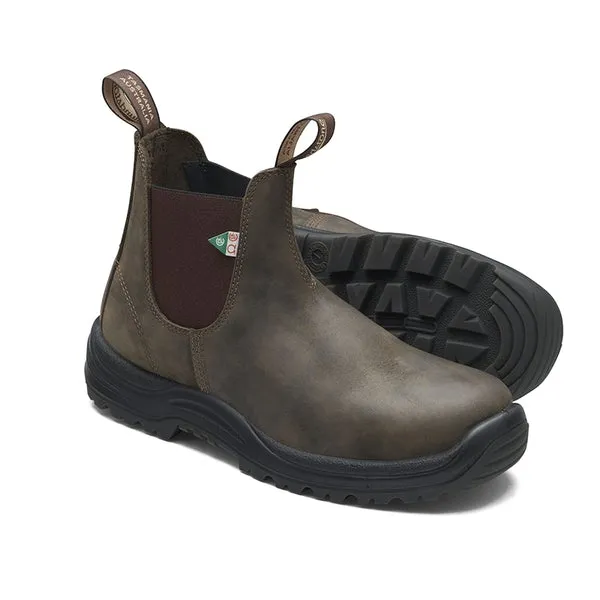 Blundstone 180 Work & Safety Boot Waxy Rustic Brown