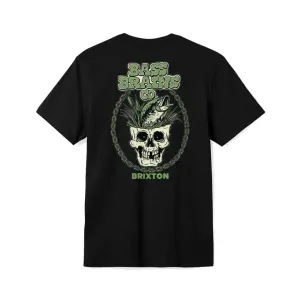 Brixton Bass Brains Skull S/S Tee - Black