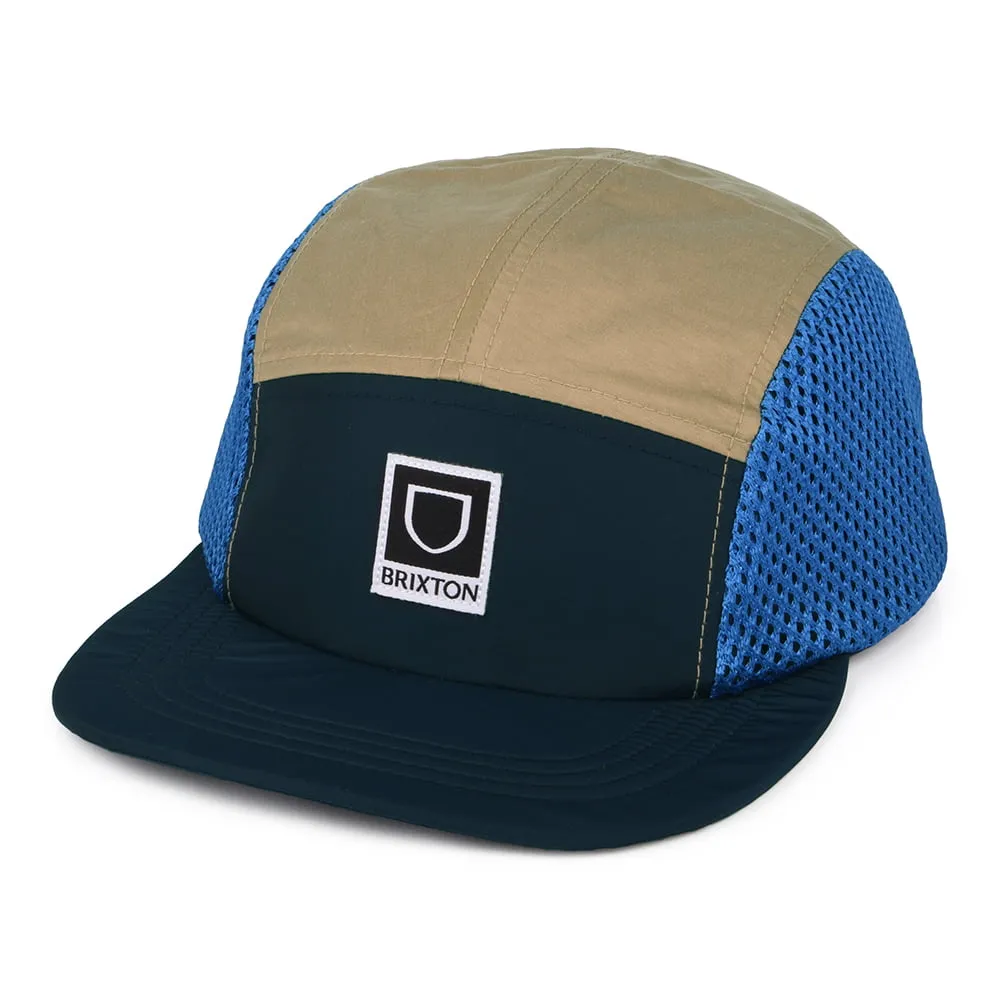 Brixton Hats Beta X LP Mesh 5 Panel Cap - Bronze-Teal-Navy