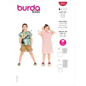 Burda Style Pattern 9282 Children's Top and Dress B9282