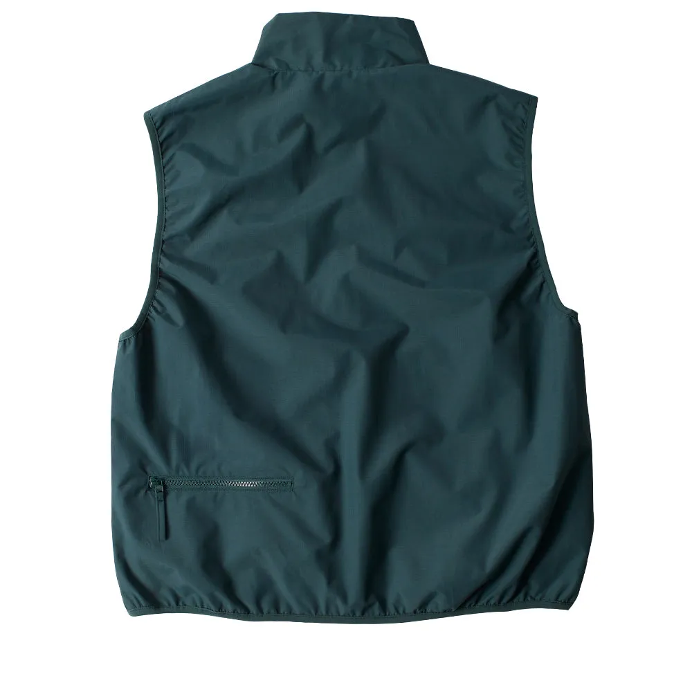 BY PARRA GHOST CAVE REVERSIBLE VEST // GREEN