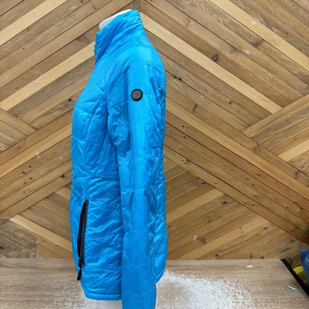 Chillax Level 2 - Women's Primaloft Puffer Jacket: Blue-women-MD