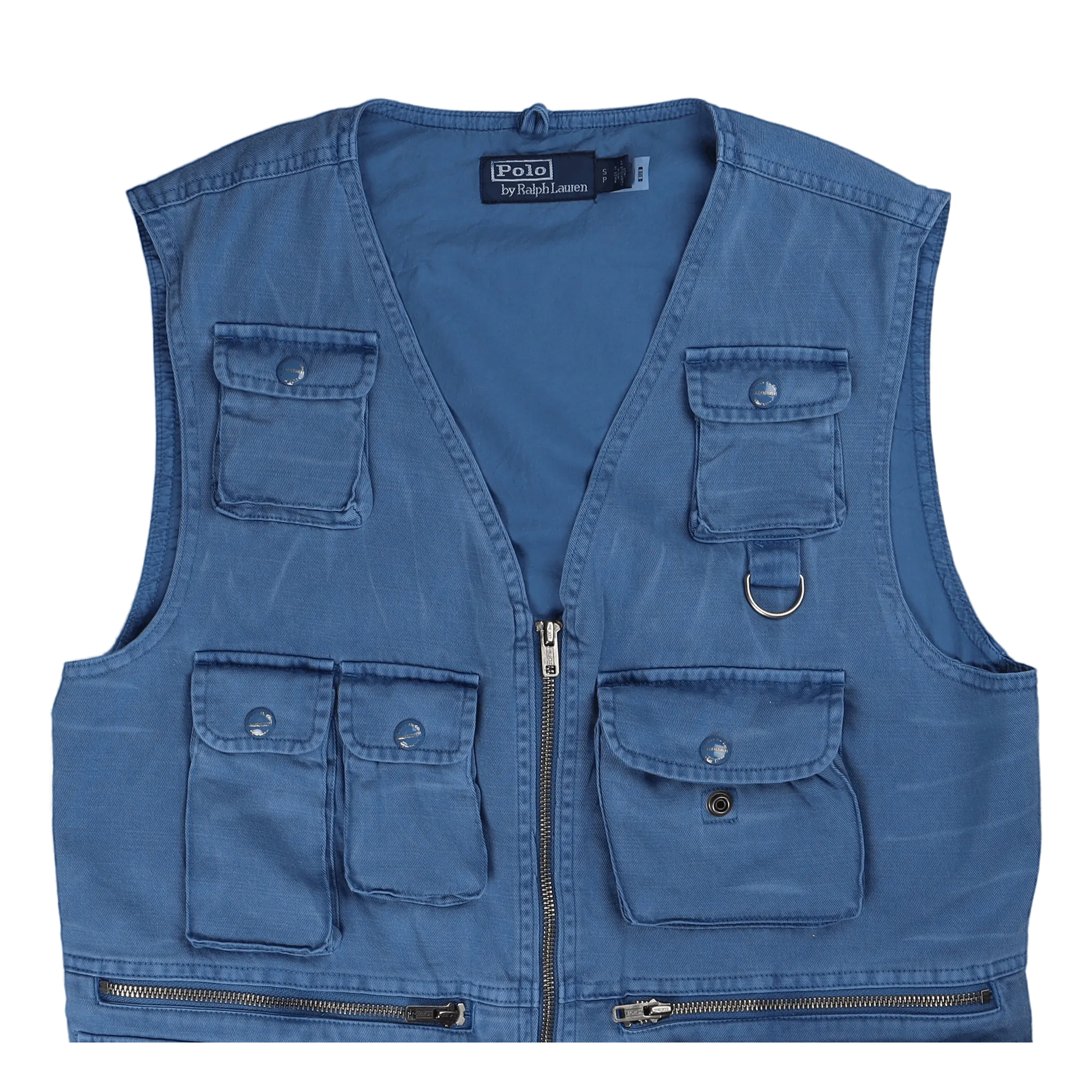 Chino Utility Vest Retreat Blue