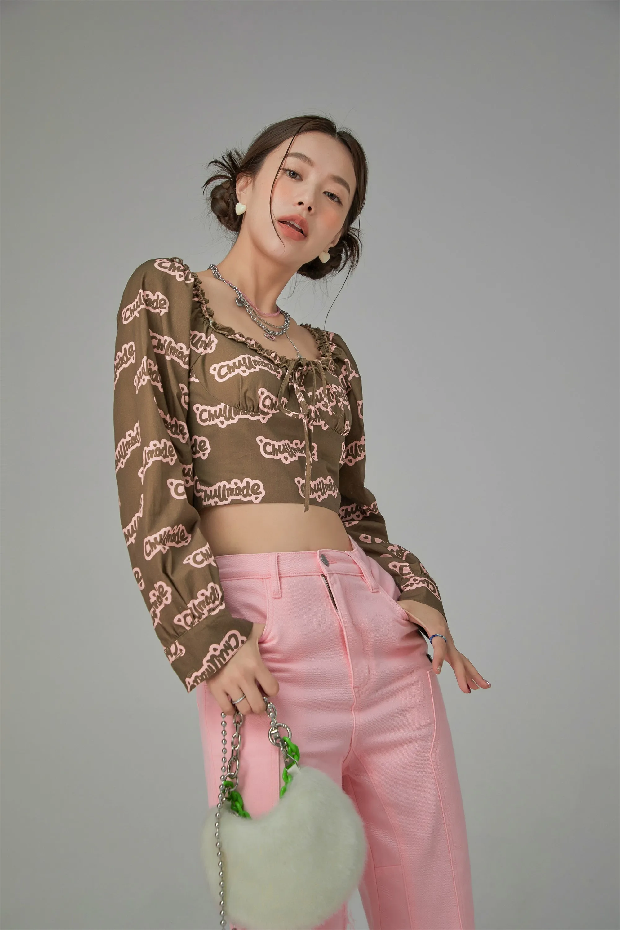 Chuu Made Shirring Blouse