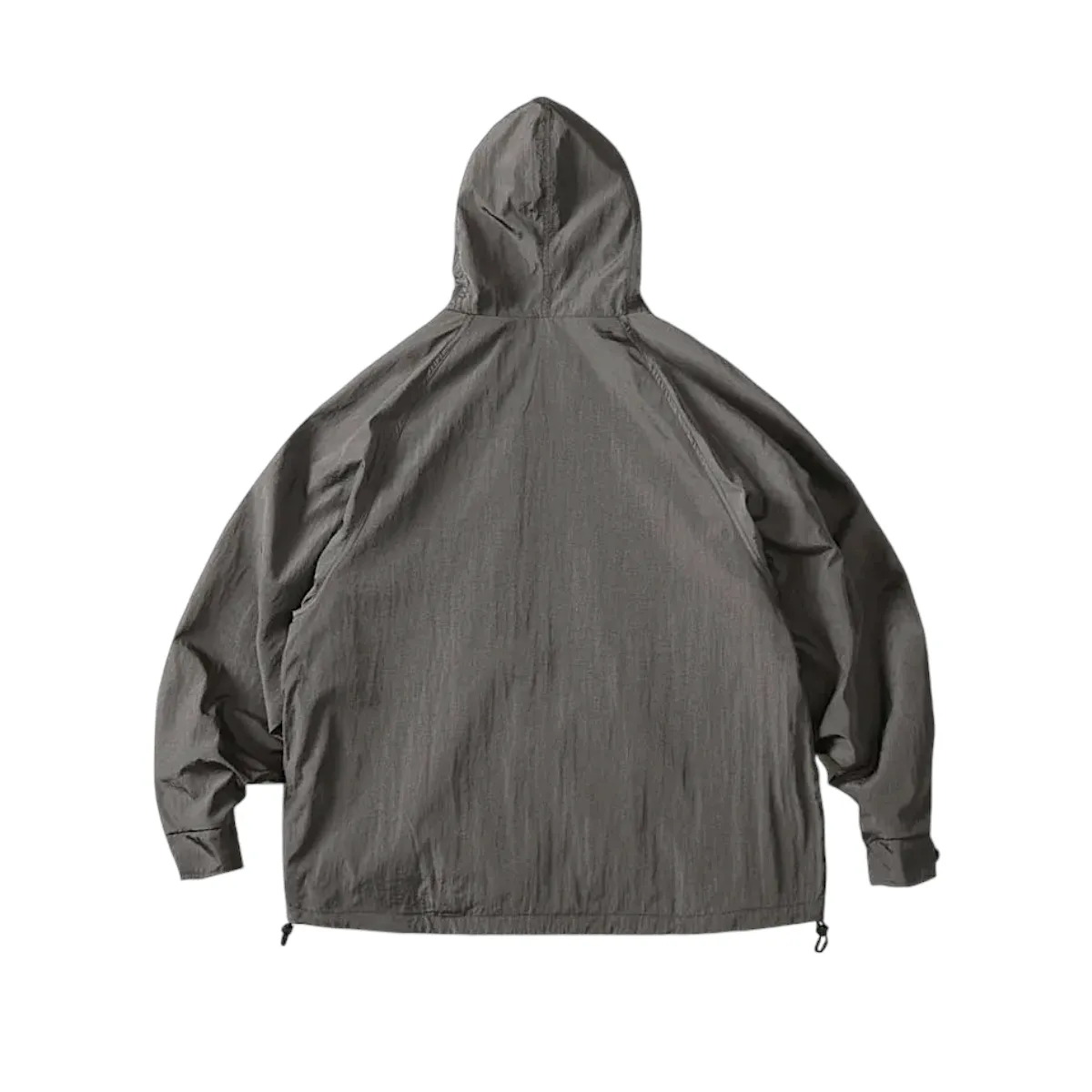 Color block windbreaker with rubberized zippers