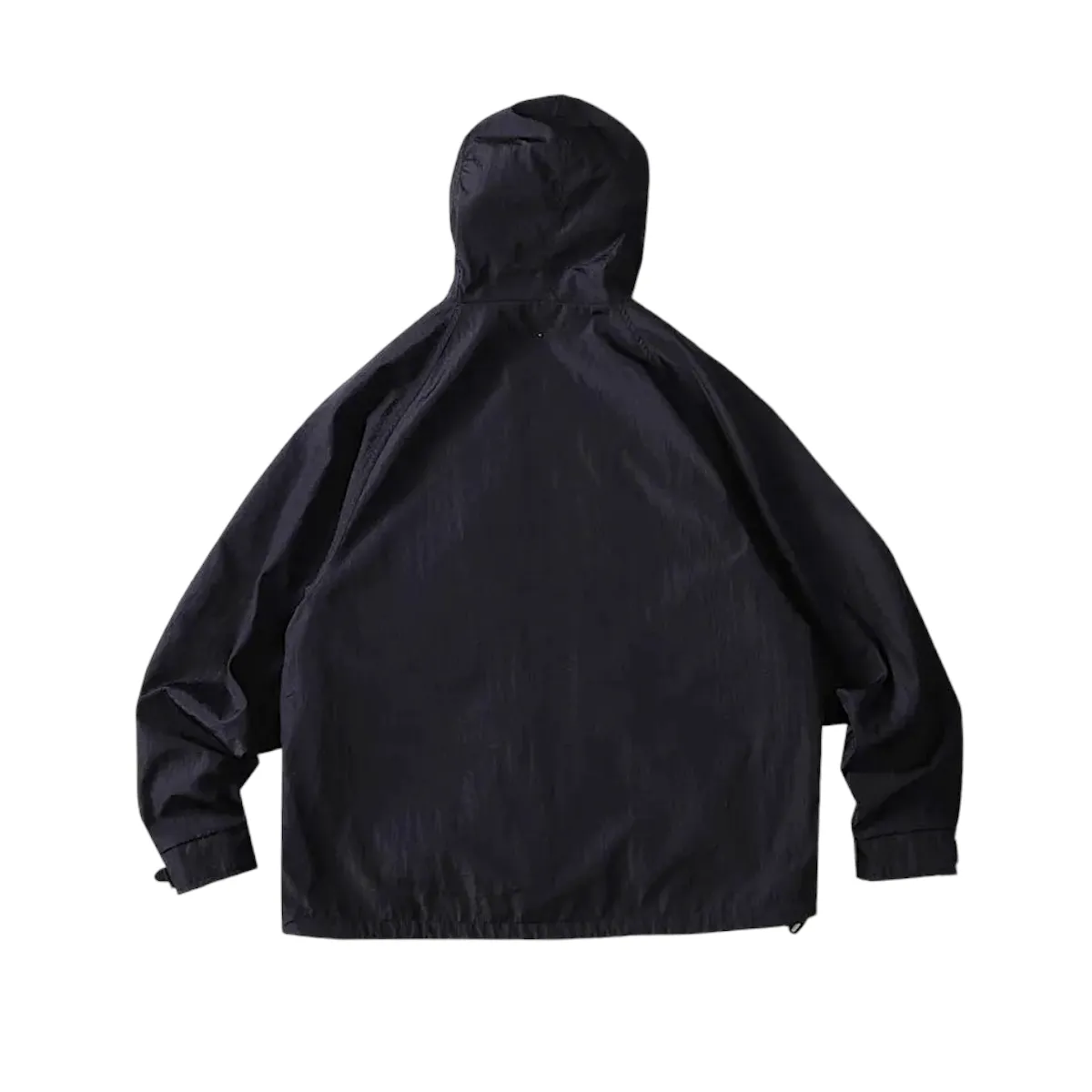 Color block windbreaker with rubberized zippers