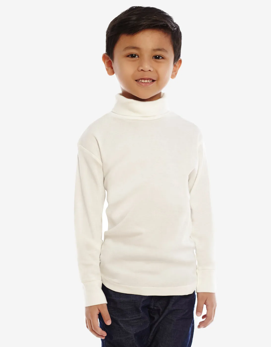 Cotton Neutral Turtleneck Shirts