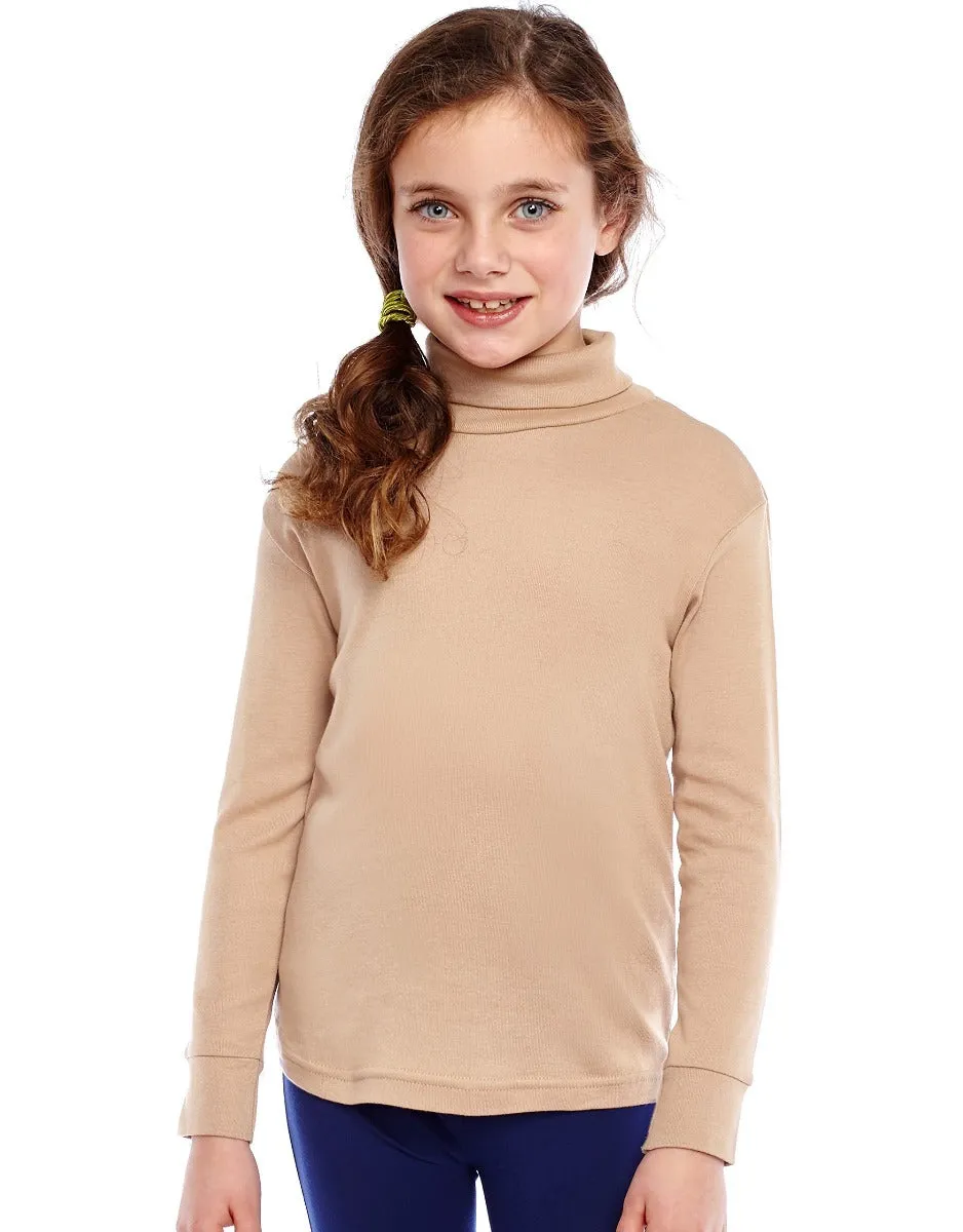 Cotton Neutral Turtleneck Shirts