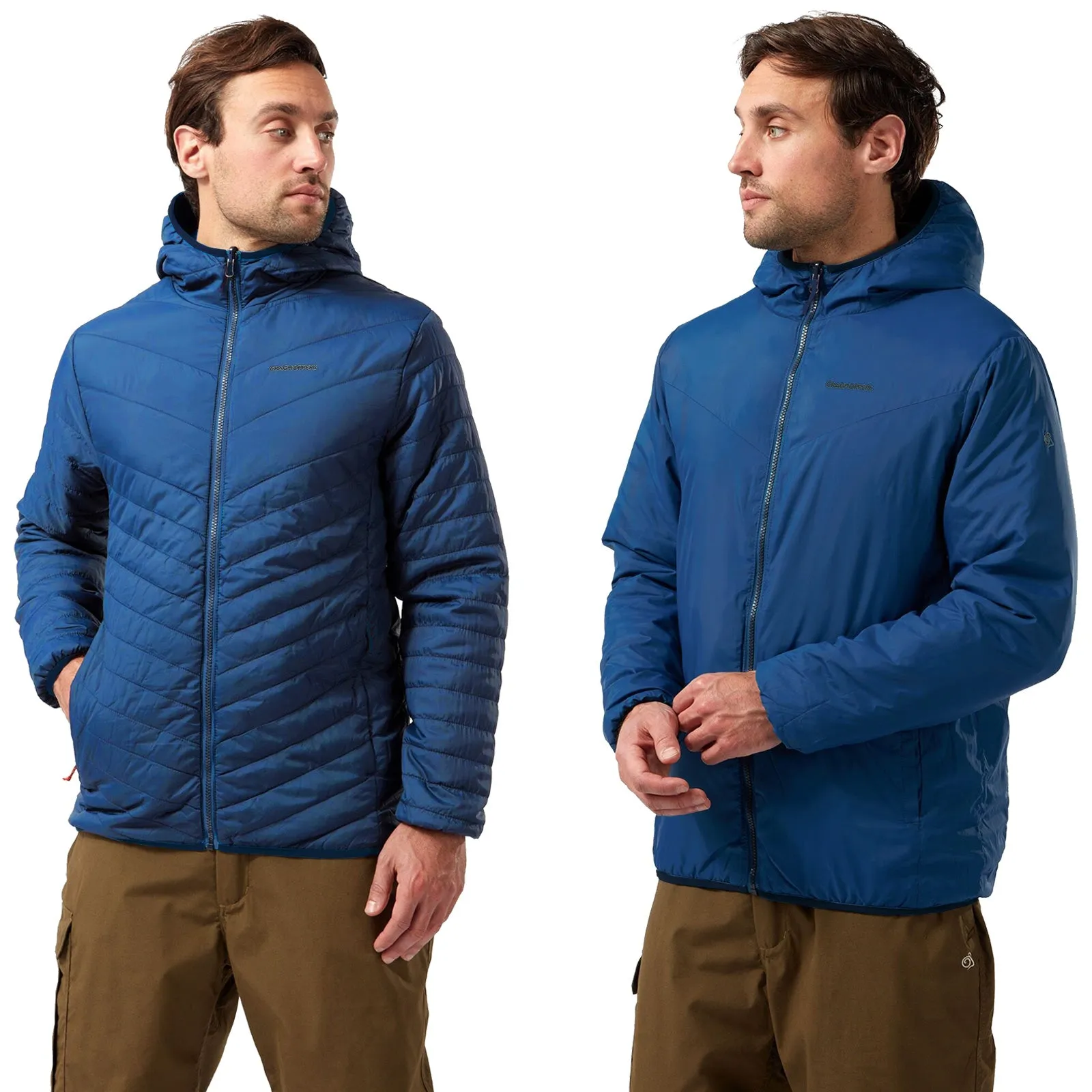 Craghoppers Mens Compresslite V Hooded Jacket