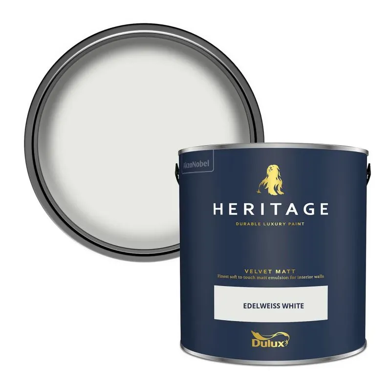 Dulux Heritage Matt Emulsion - Edelweiss White