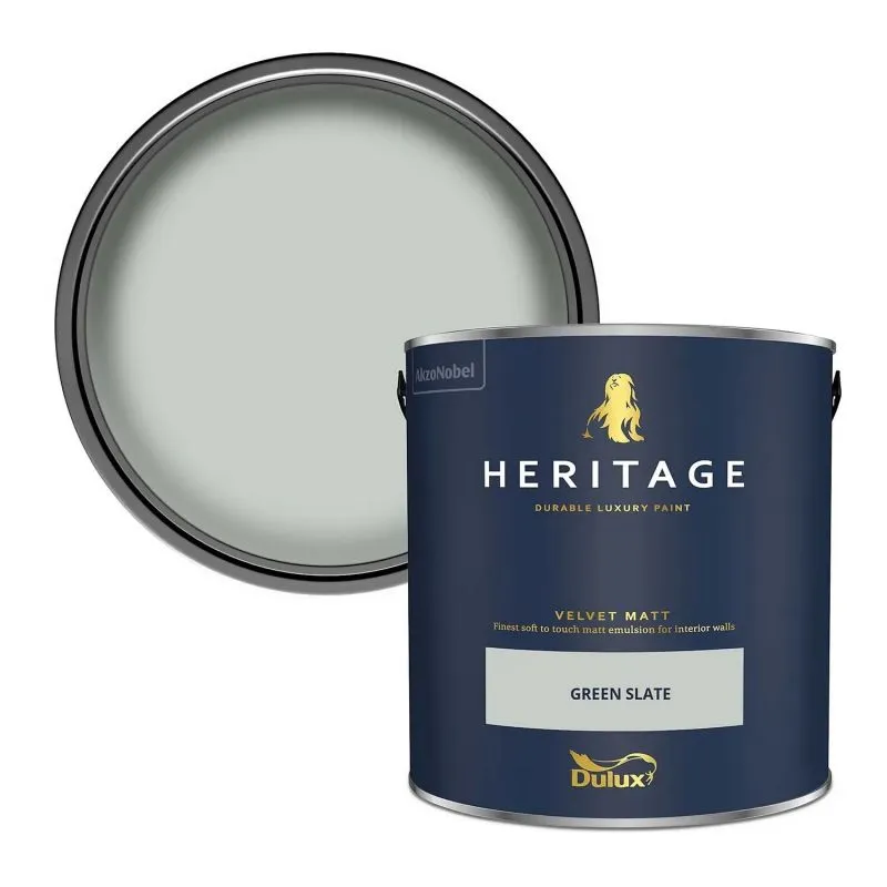 Dulux Heritage Matt Emulsion - Green Slate