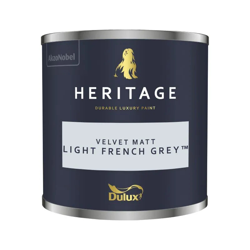 Dulux Heritage Matt Emulsion - Light French Grey