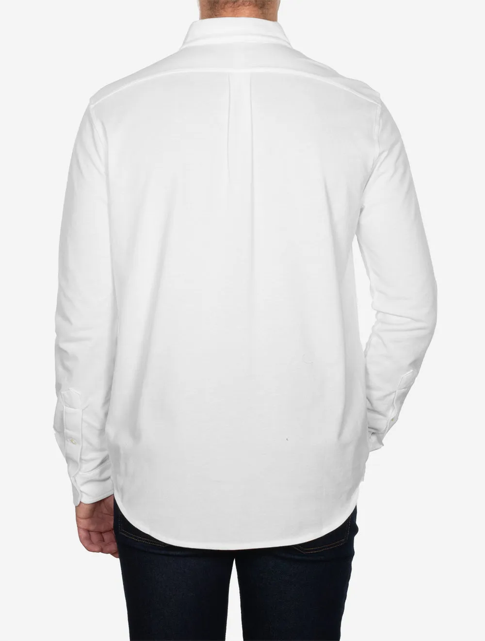 Featherweight Long Sleeve Mesh Shirt Off White