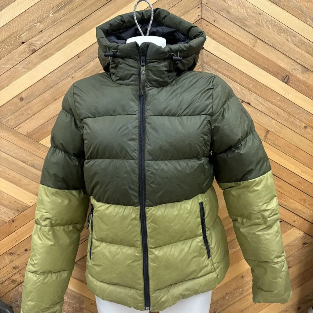 Helly Hansen - Women's Puffer Jacket - MSRP $330: Green/Beige-women-SM