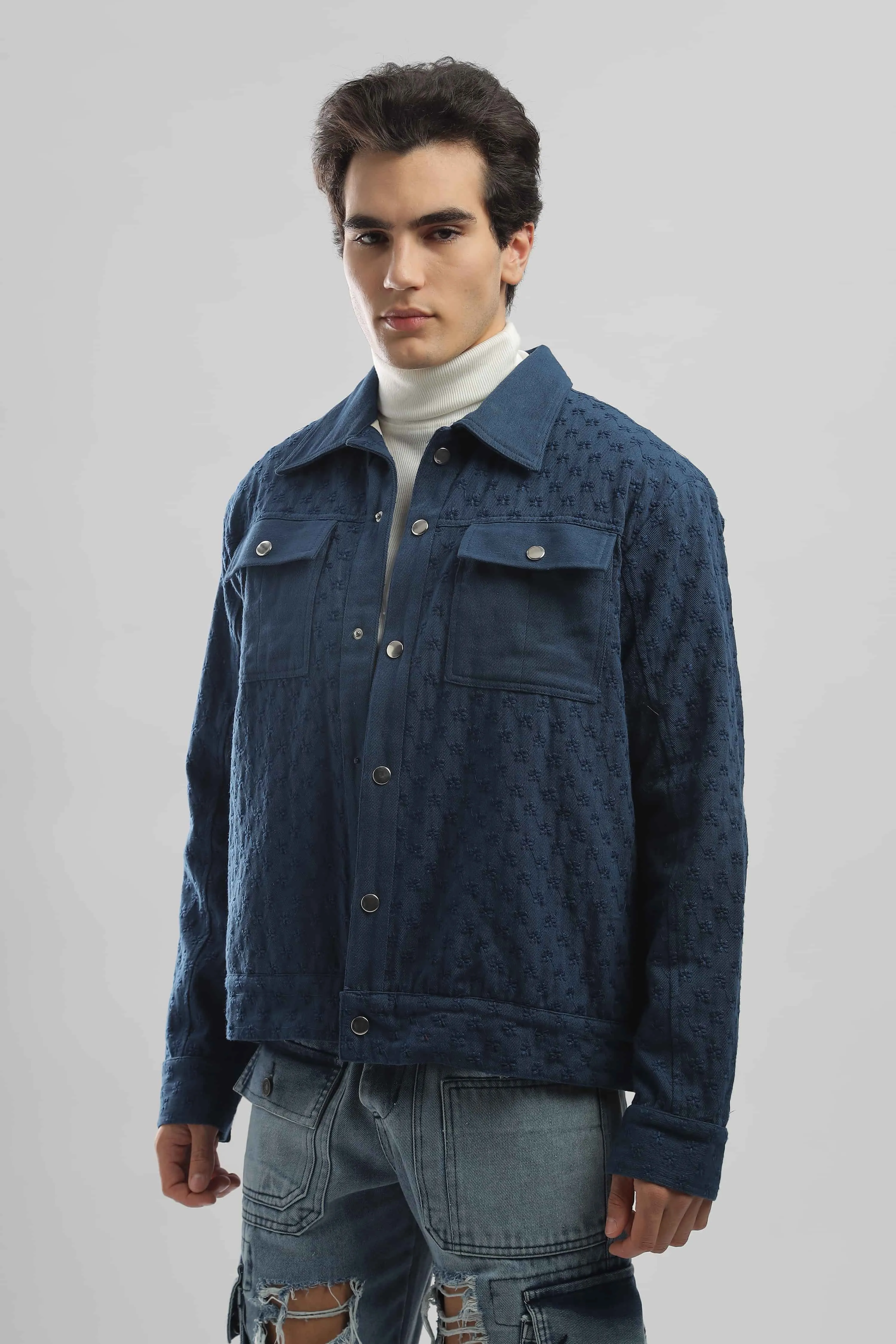 Indigo Stitch Jacket