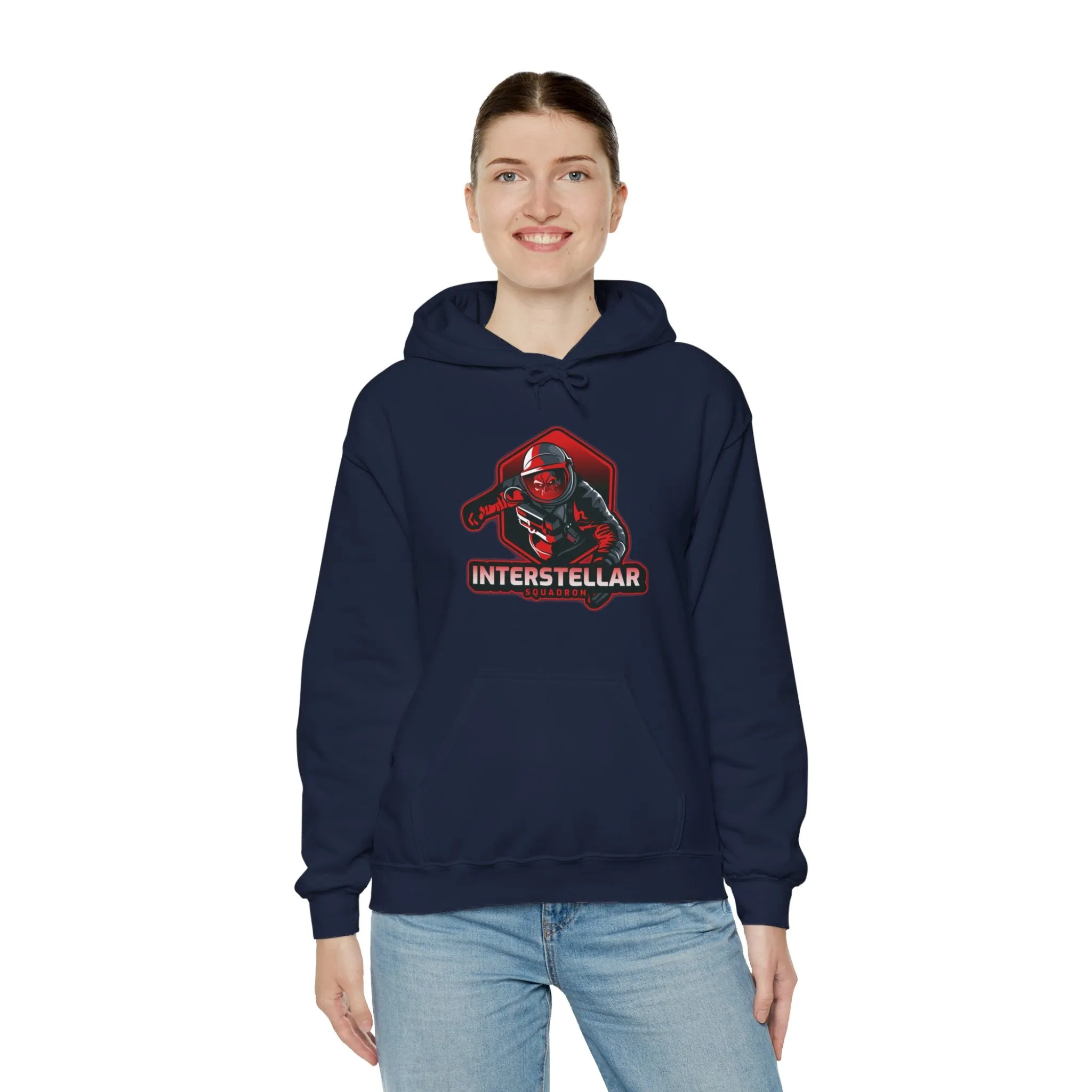 Interstellar Squadron Sci-Fi Hoodie