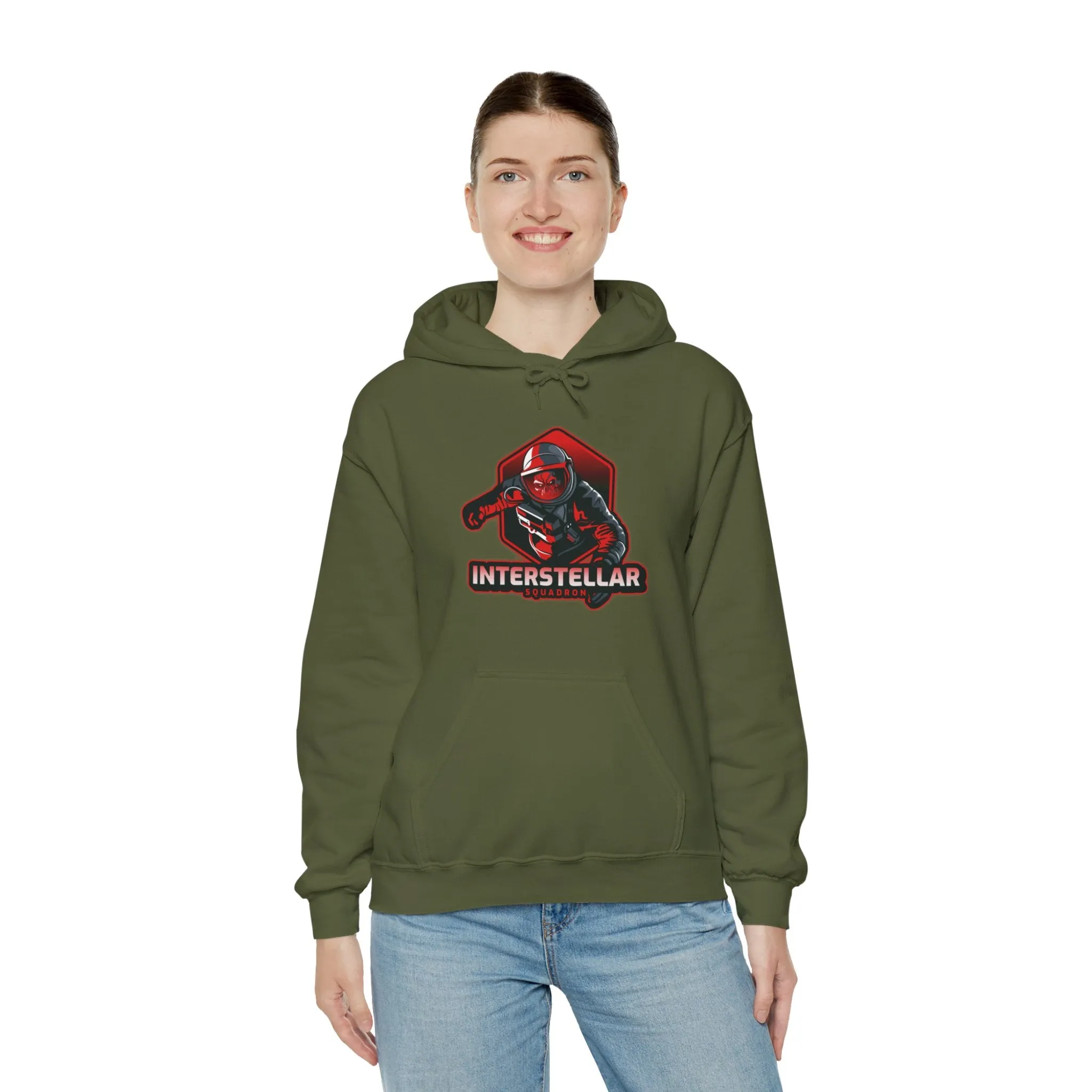 Interstellar Squadron Sci-Fi Hoodie