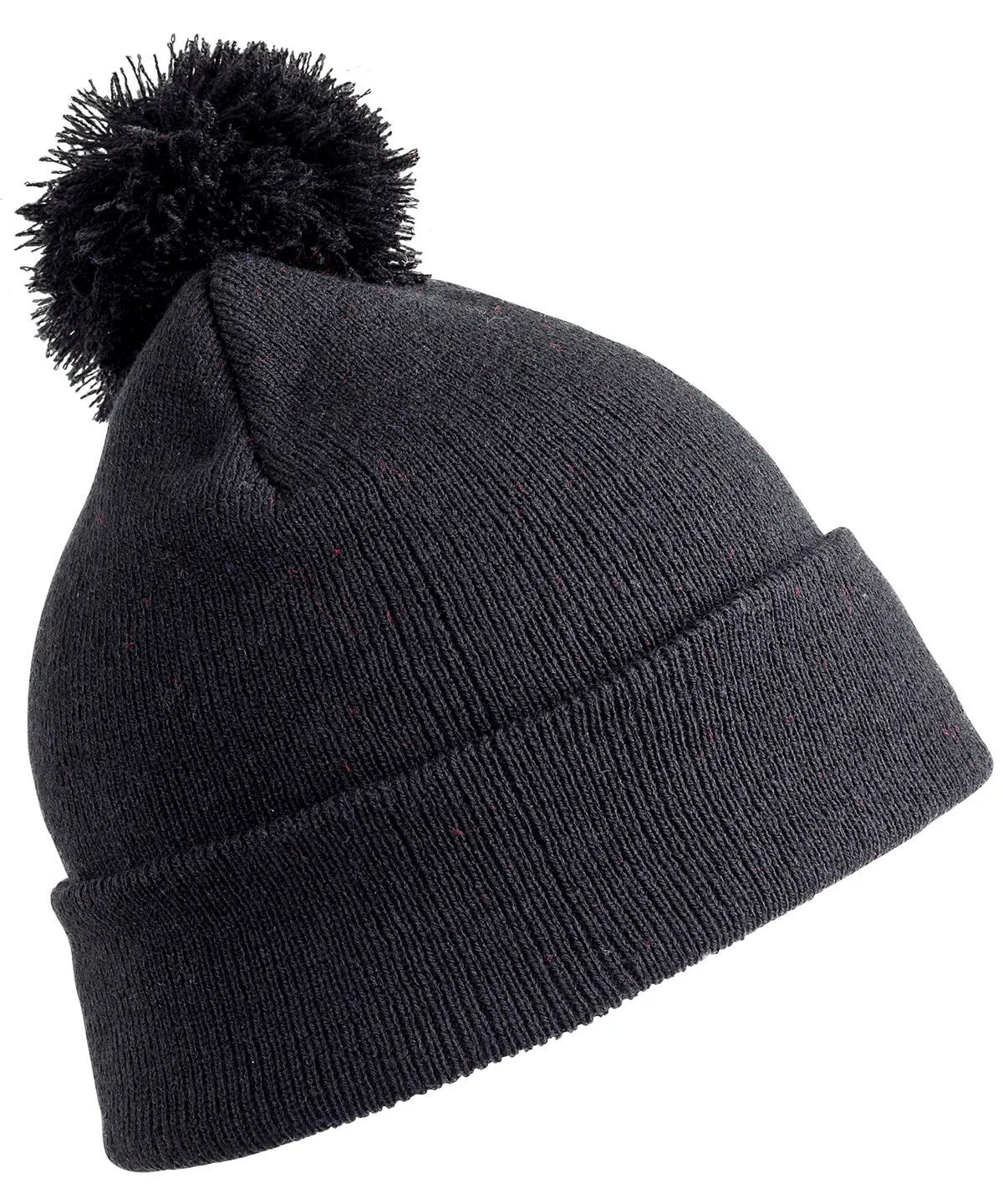 Junior pom pom beanie | Black