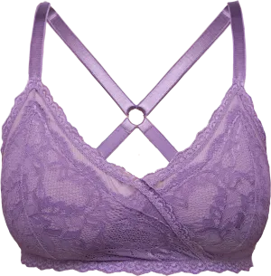 Lacey Racerback Bralette in Lilac By Uye Surana - Easy fit sizes XS-3X