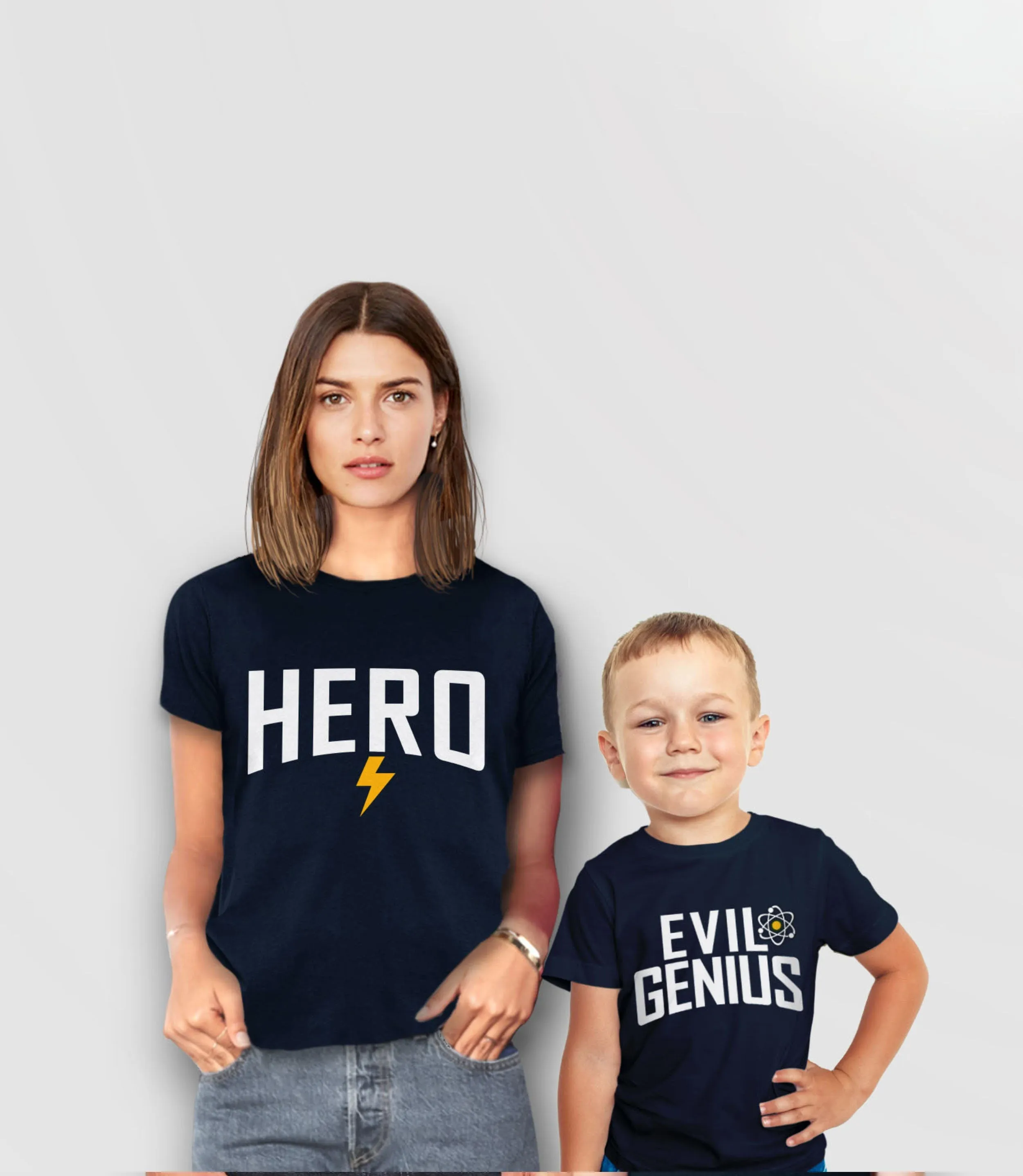 Matching Family Superhero Shirts | Hero, Sidekick, Henchman, Evil Genius