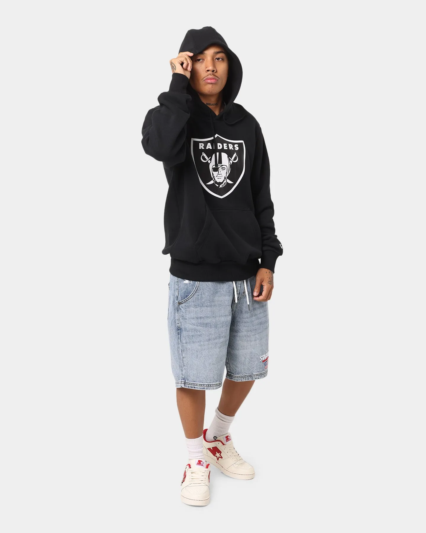 New Era Las Vegas Raiders Hoodie Black/White