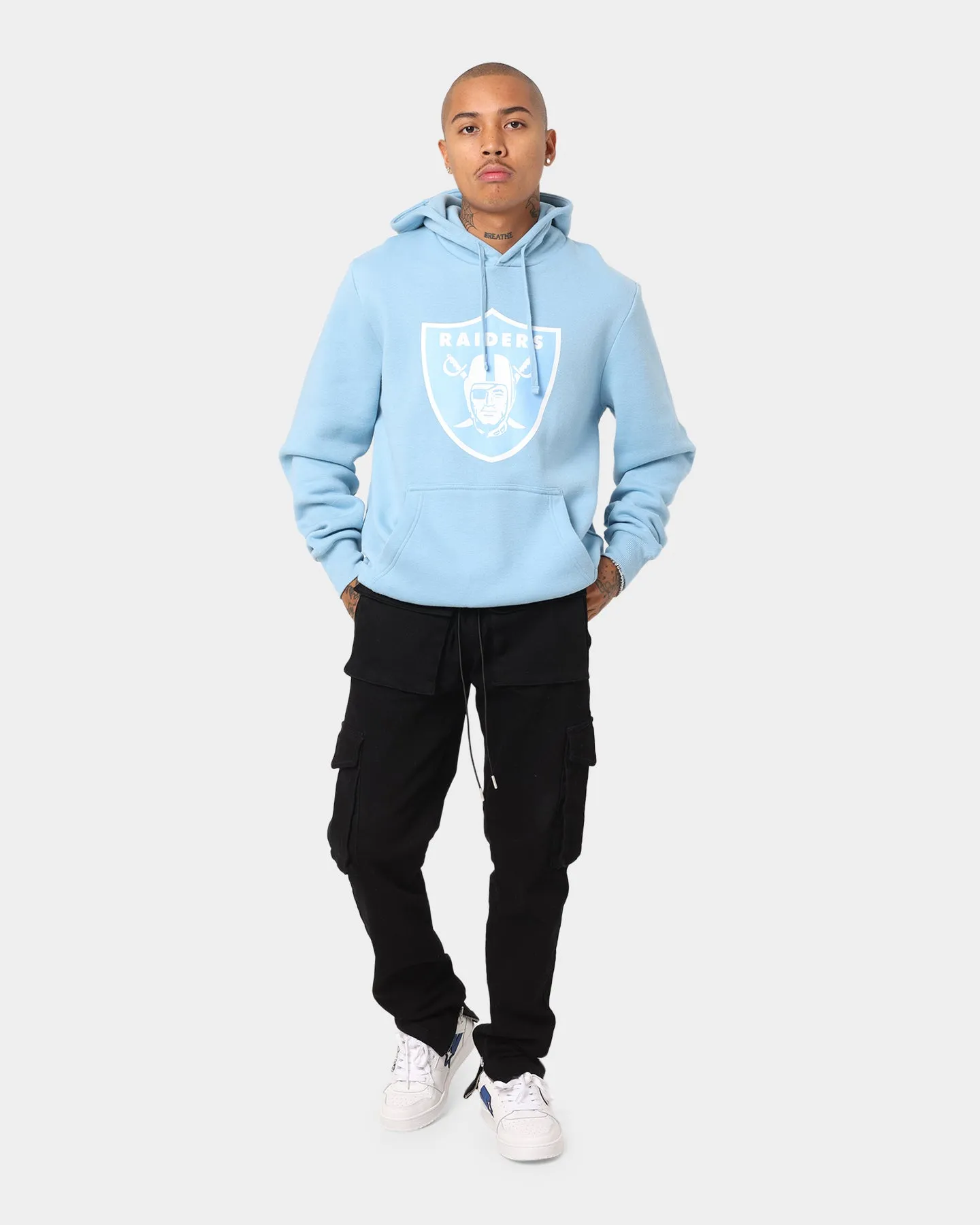 New Era Las Vegas Raiders Hoodie Sky Blue