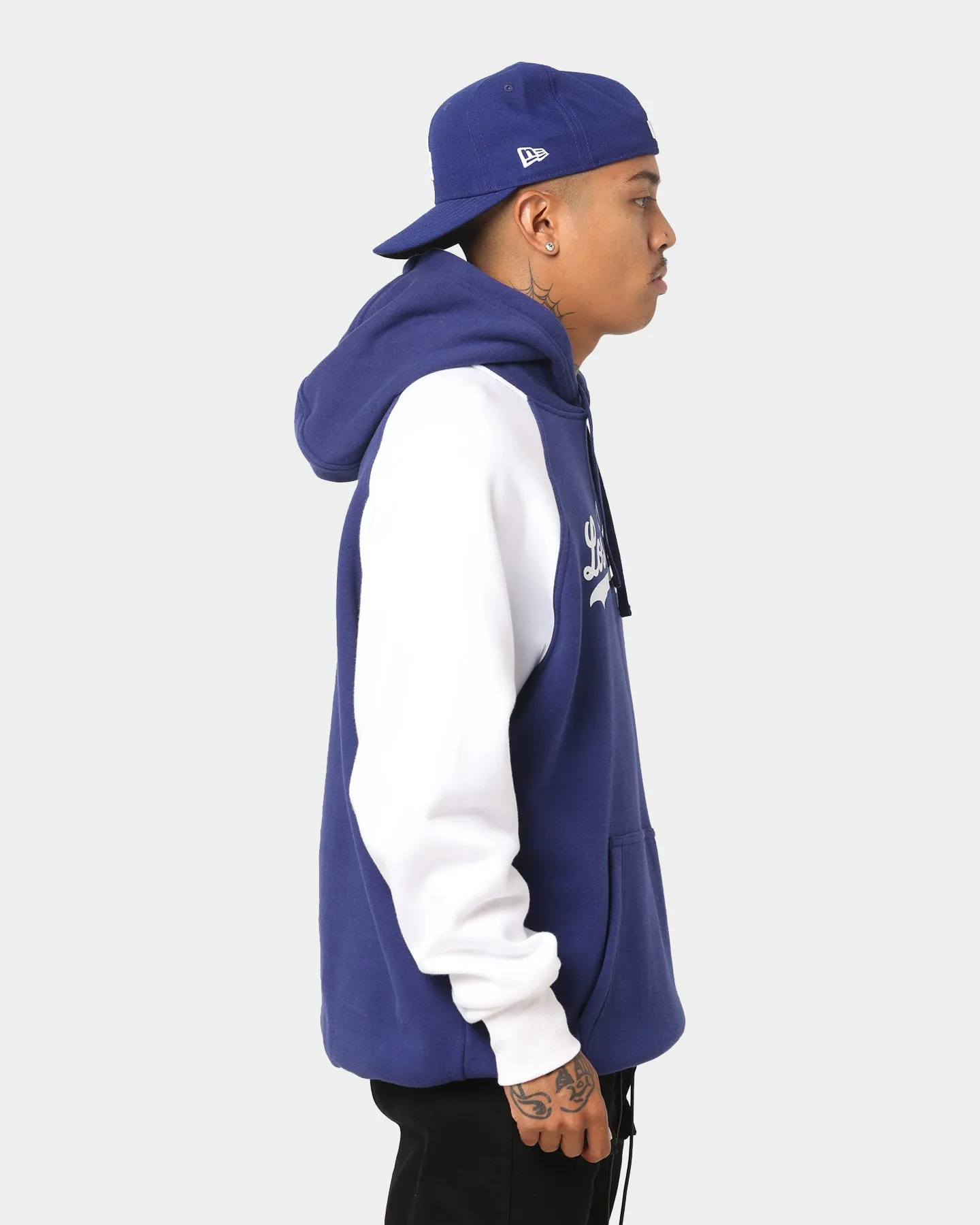 New Era Los Angeles Dodgers Raglan Hoodie Royal