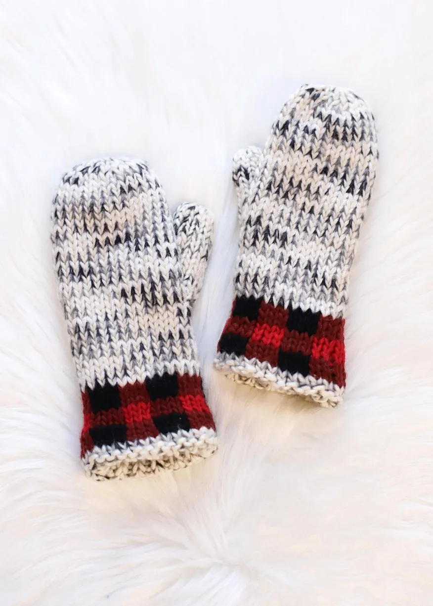 Panache Apparel Co. Plaid Mittens