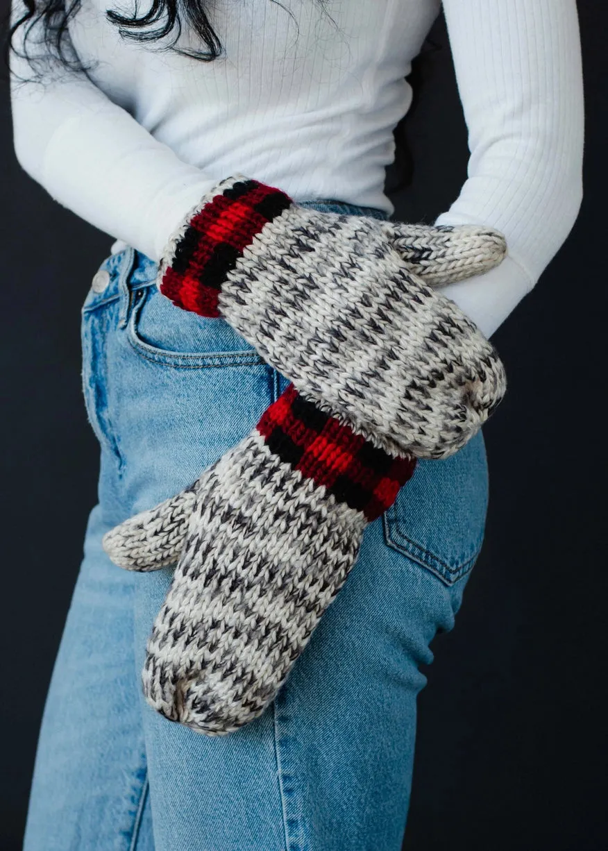 Panache Apparel Co. Plaid Mittens