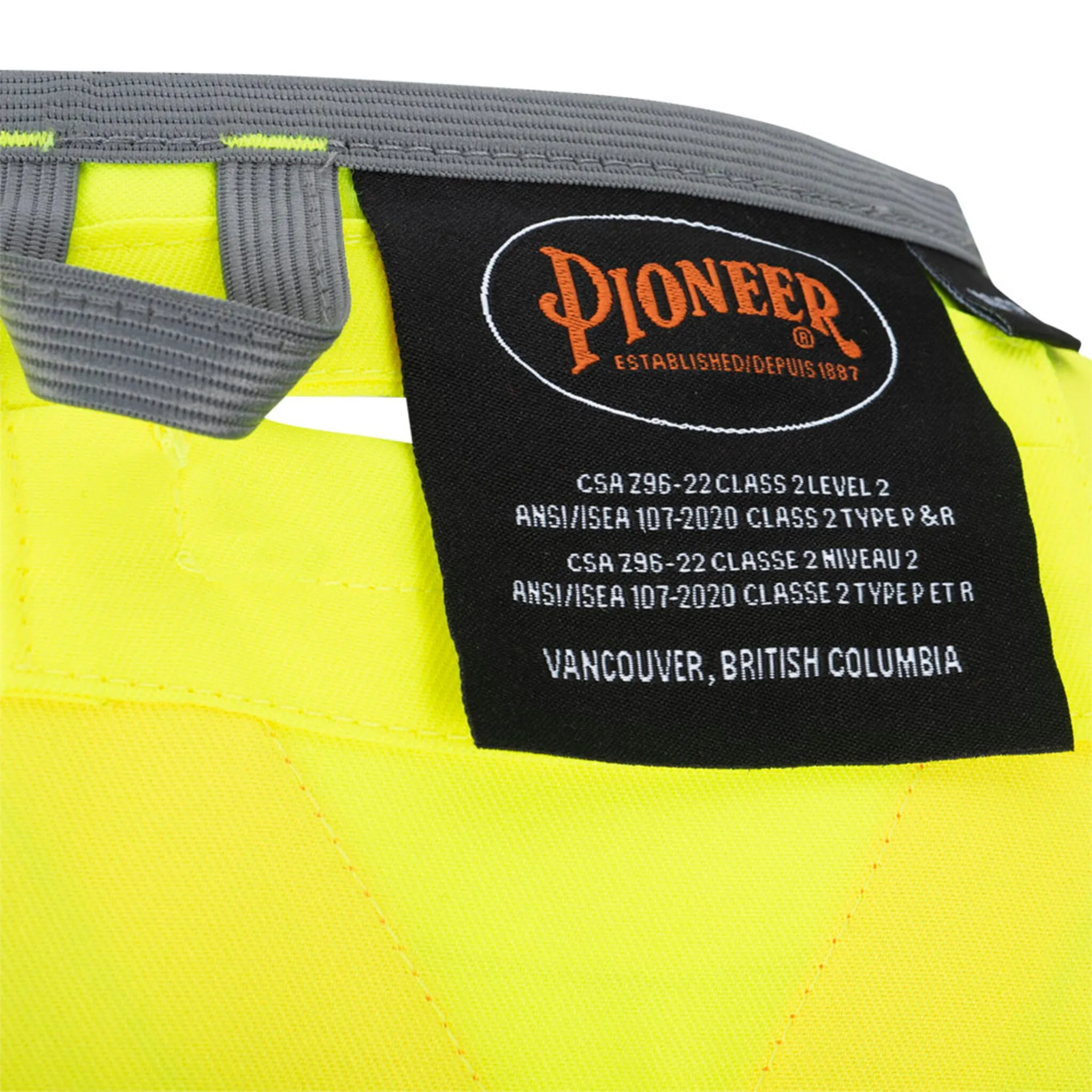 Pioneer Women's Hi Vis Surveyor Safety Vest, 150D Poly Twill, Snap Front, Reflective Tape, Multiple Pockets – Durable, Comfortable Workwear | Sizes XS-4XL