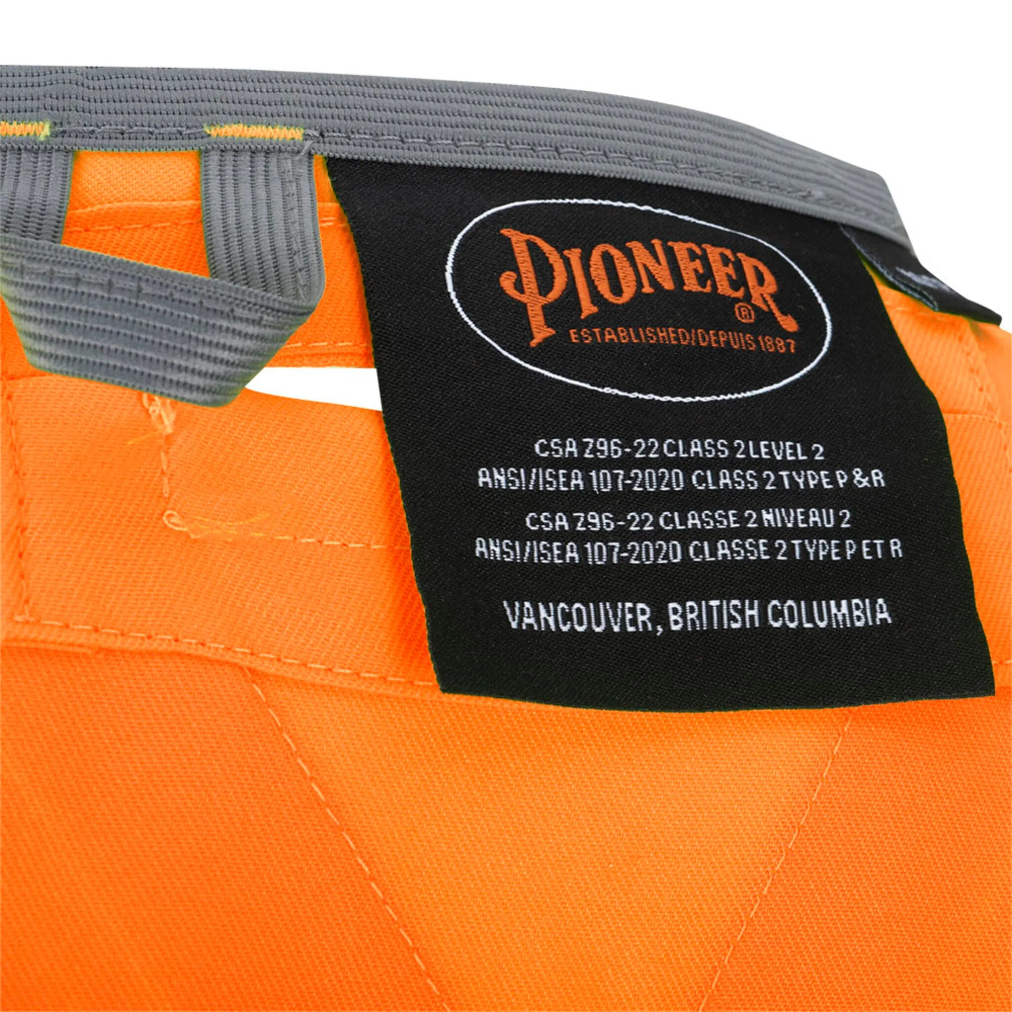 Pioneer Women's Hi Vis Surveyor Safety Vest, 150D Poly Twill, Snap Front, Reflective Tape, Multiple Pockets – Durable, Comfortable Workwear | Sizes XS-4XL