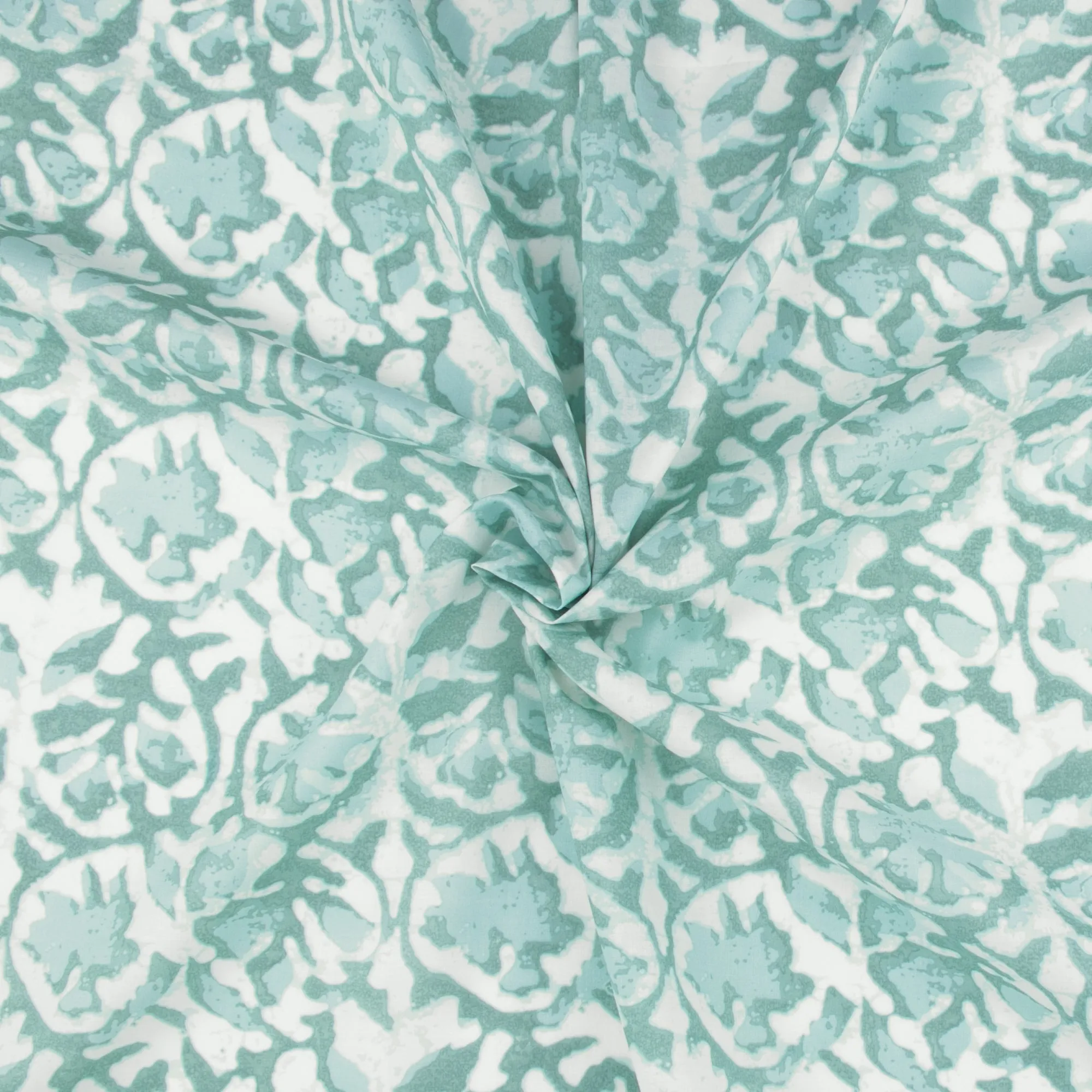 Printed Voile - SILVIA - 025 - Seafoam