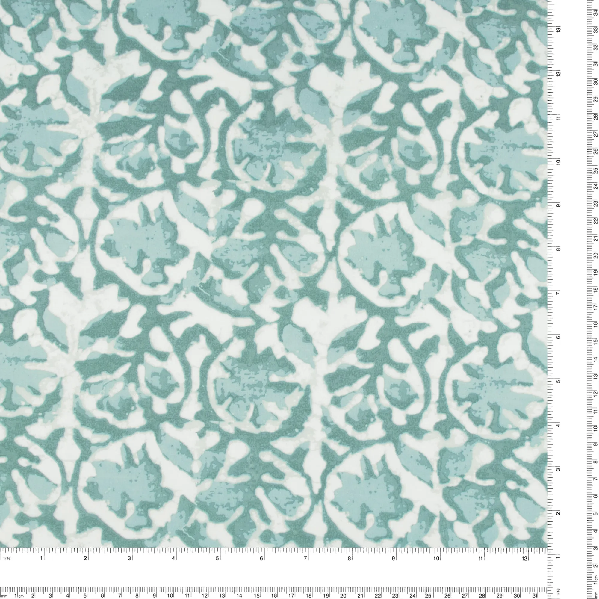 Printed Voile - SILVIA - 025 - Seafoam