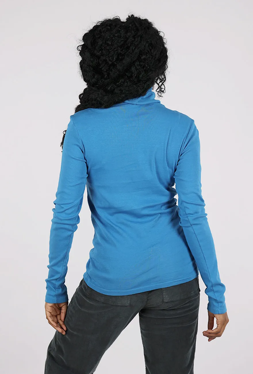 PRU Rib Turtleneck, French Blue