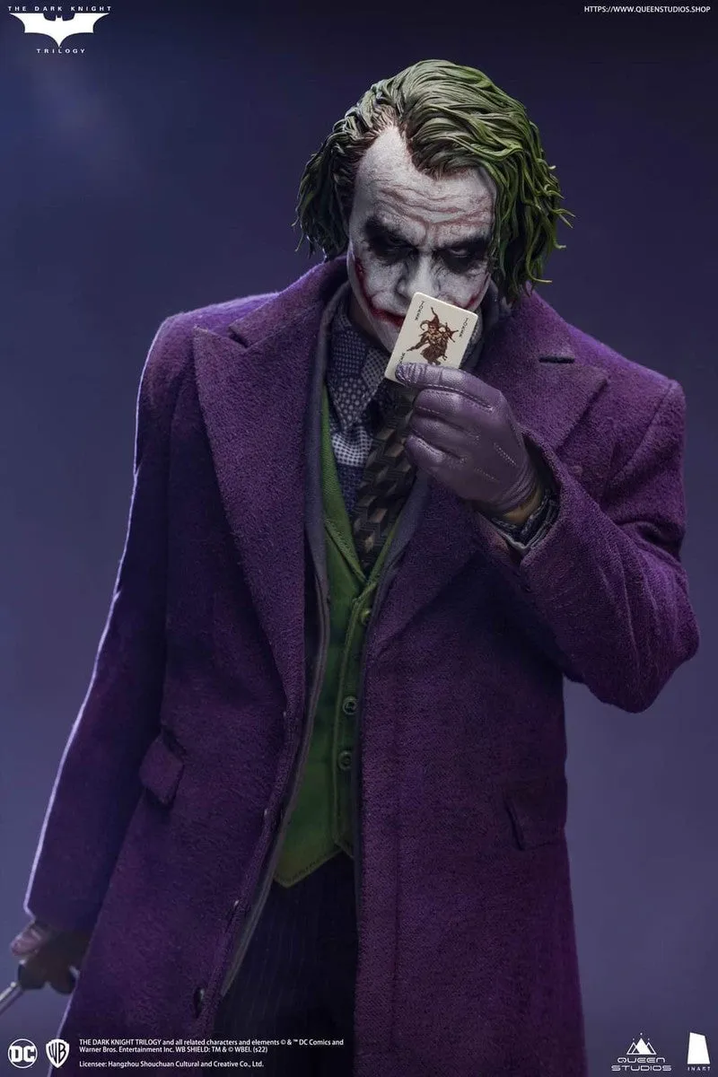 Queen Studio x InArt 1/6 The Dark Knight Joker Premium Edition Sixth Scale Figure 2 Figure Set Pt A001P1 (Sculpted Hair)