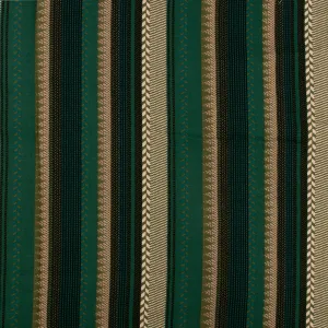 Rayon Twill - BOHO - Stripes - Green