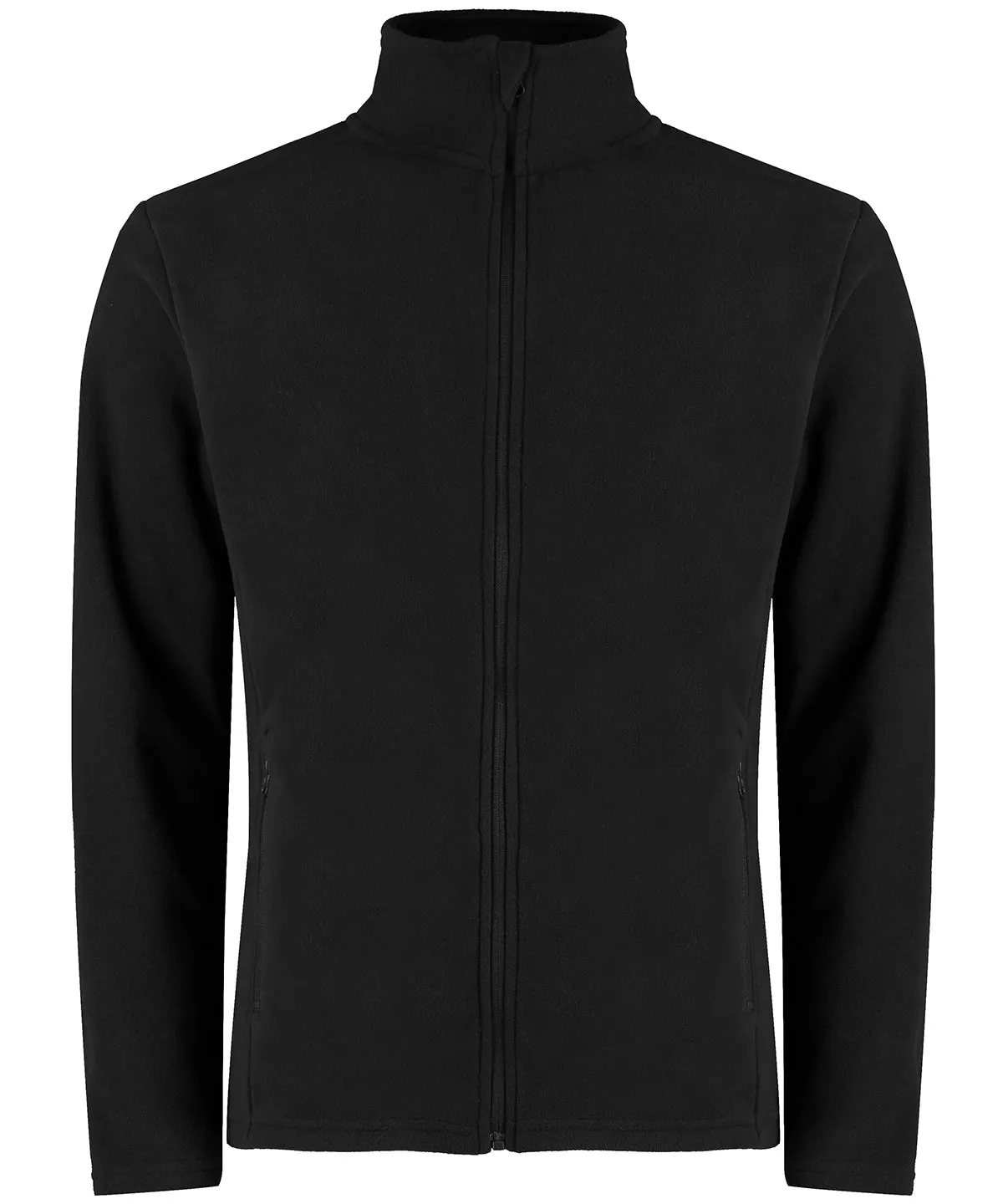 Regular fit corporate microfleece | Black