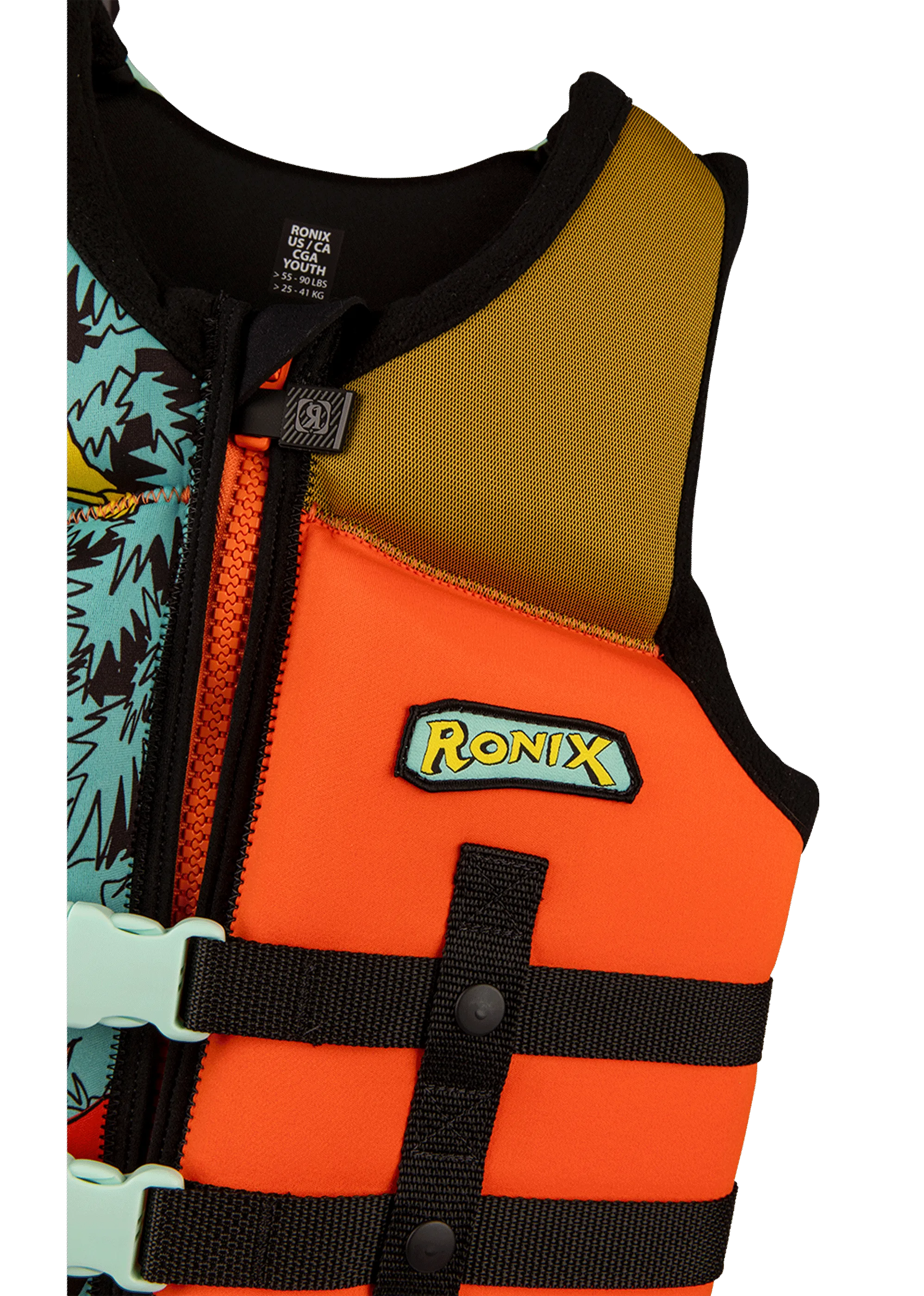 Ronix Child Boy's Vision CGA Life Vest | 30-50lbs