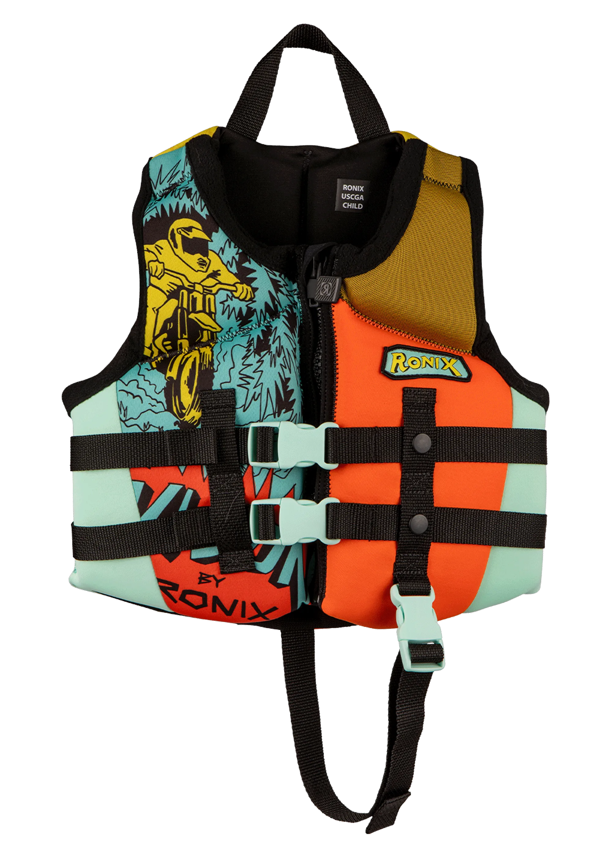 Ronix Child Boy's Vision CGA Life Vest | 30-50lbs