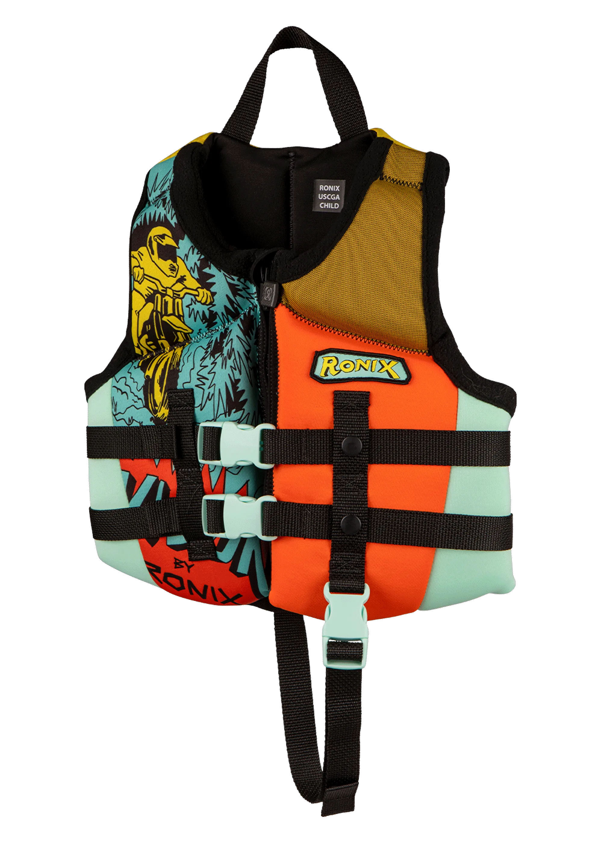 Ronix Child Boy's Vision CGA Life Vest | 30-50lbs