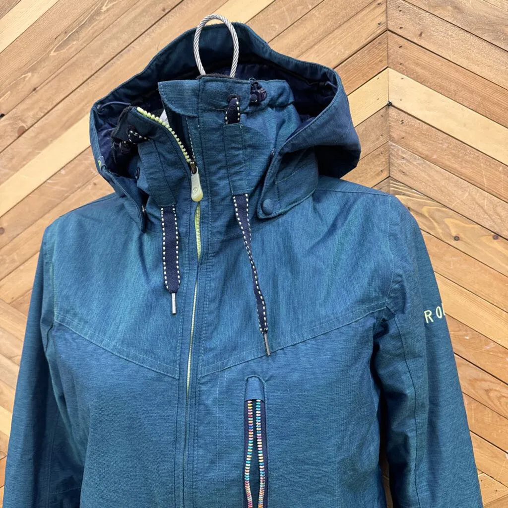 Roxy- insulated women's ski jacket- MSRP $299: Dark Teal -women-MD